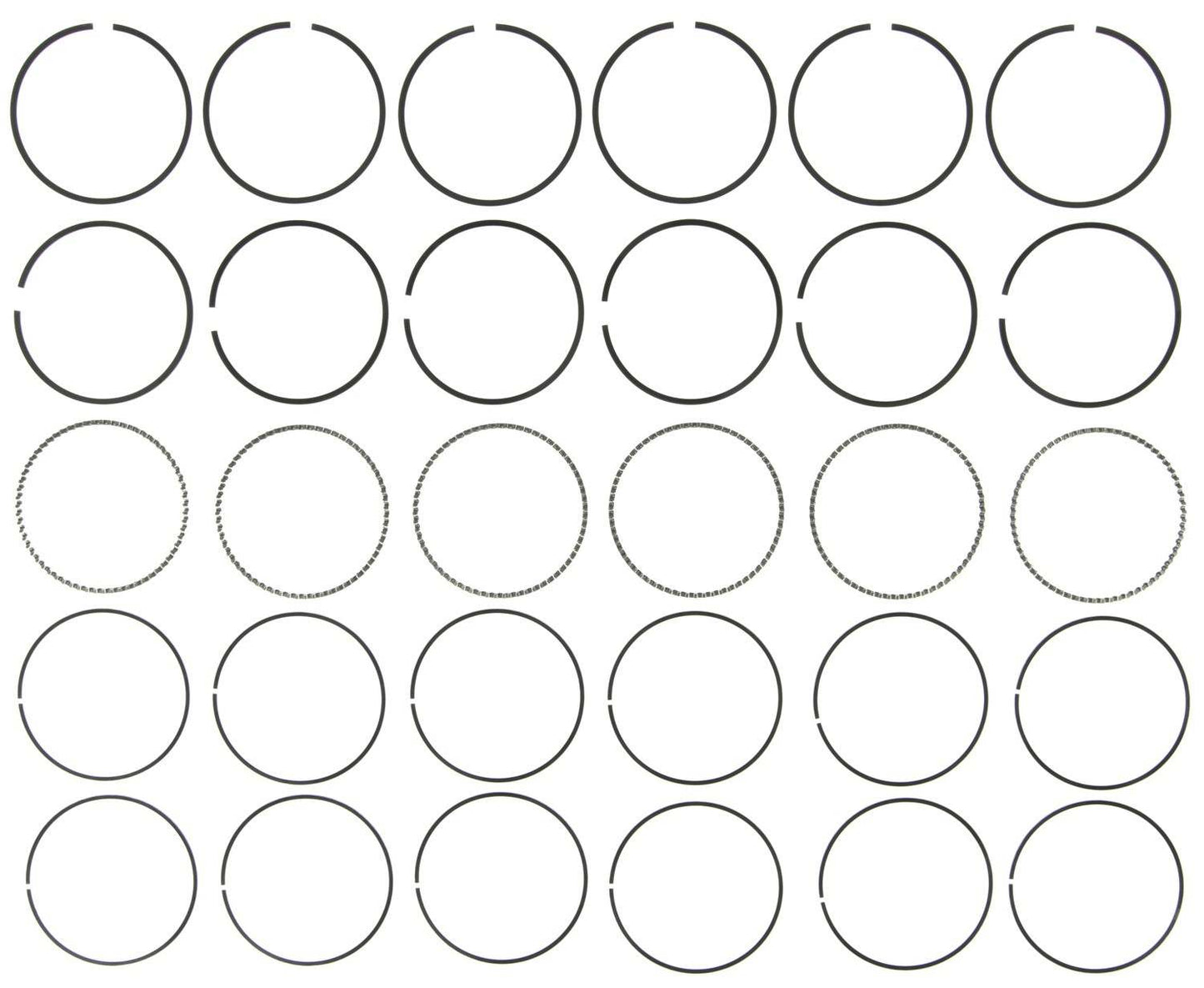 Mahle Rings Ford Pass 183 3.0L Eng Taurus 1996 Moly Ring Set 41731.030