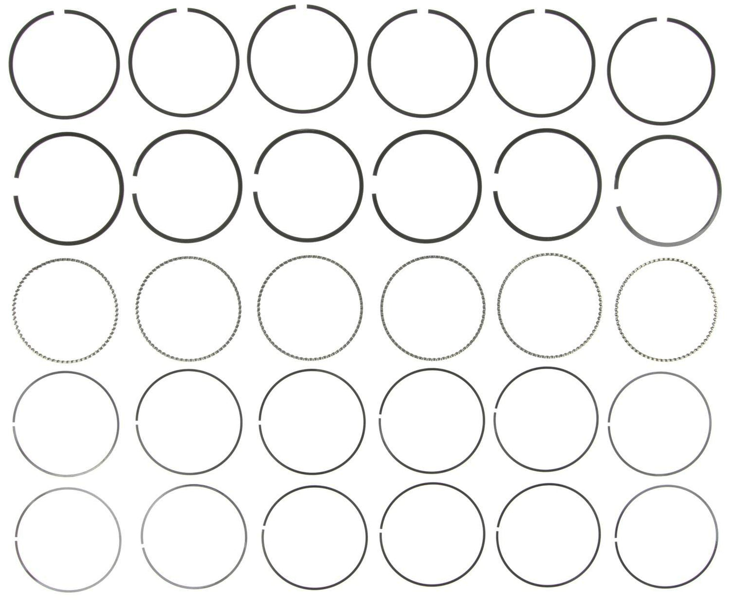 Mahle Rings Ford Pass & Trk 230 3.8L V6 Eng Mustang Windstar 1997-2003 VIN 2 Moly Ring Set 41732CP