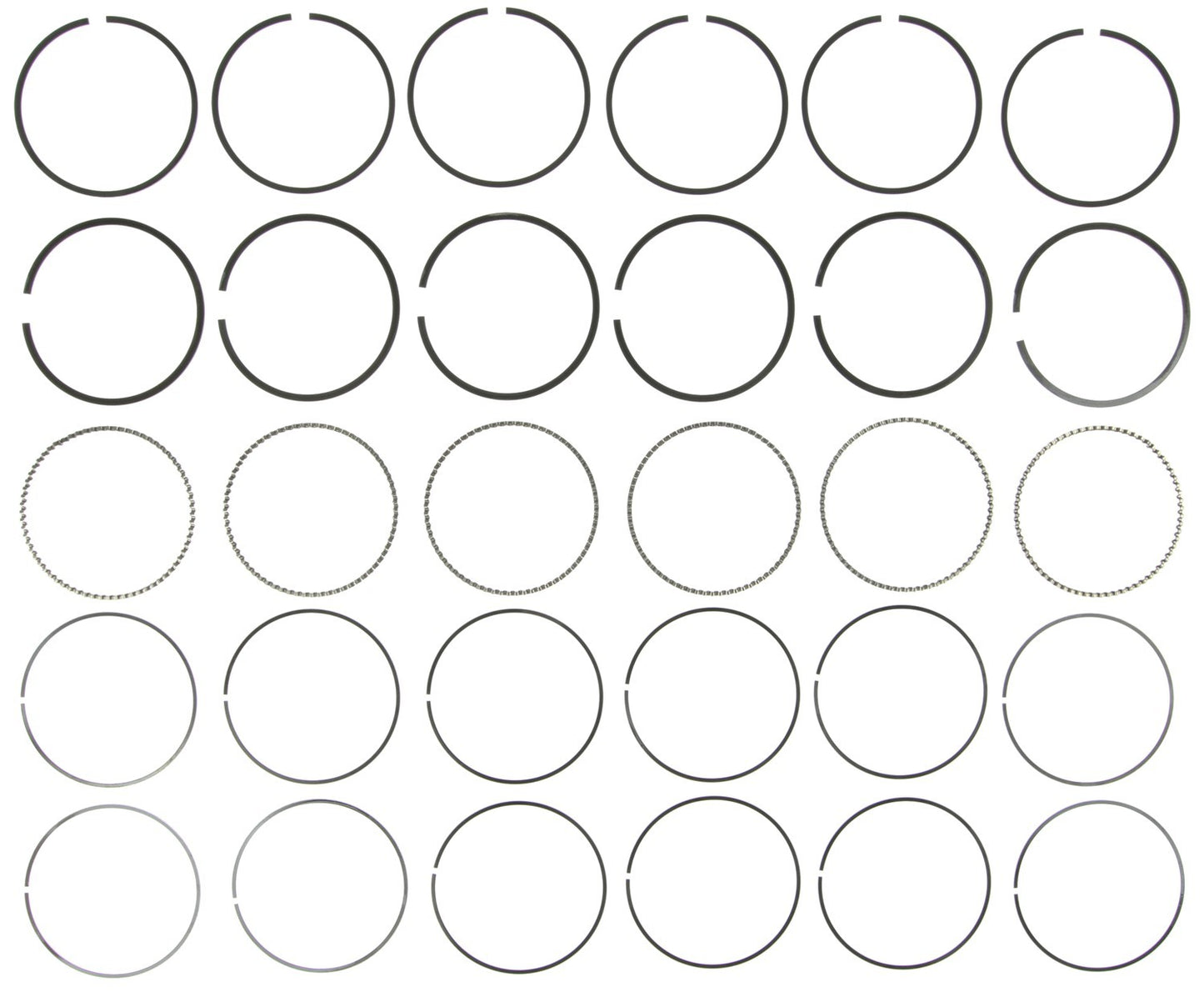 Mahle Rings Ford Pass & Trk 230 3.8L V6 Eng Mustang Windstar 1997-2003 VIN 2 Moly Ring Set 41732CP