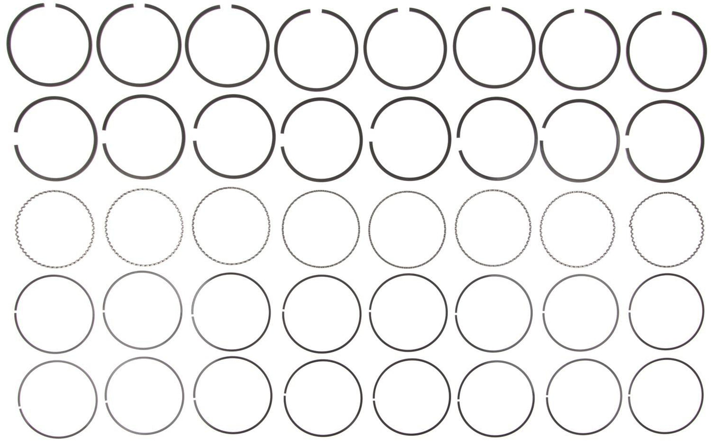 Mahle Rings Ford Trk 429 7.0L 460 7.5L 1992-95 Shallow Oil Groove Moly Ring Set 41751