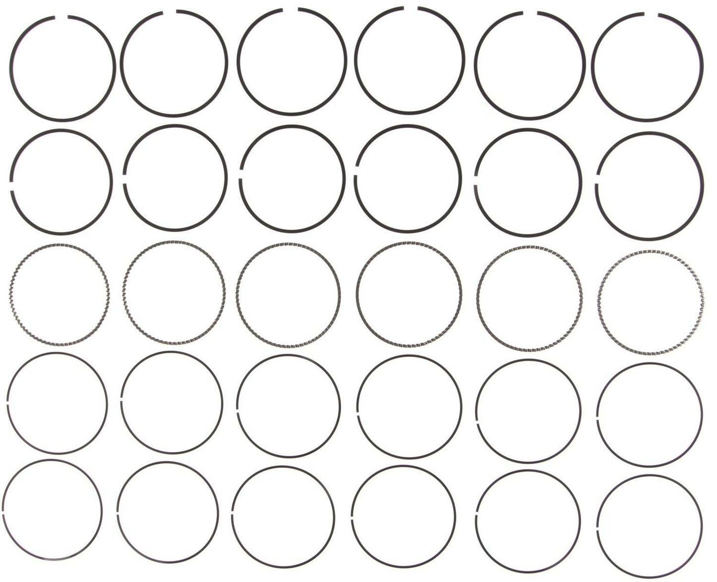 Mahle Rings GMC Pass 262 4.3L Eng 96-99 GMC Trk 262 4.3L Eng 96-99 Moly Ring Set 41786