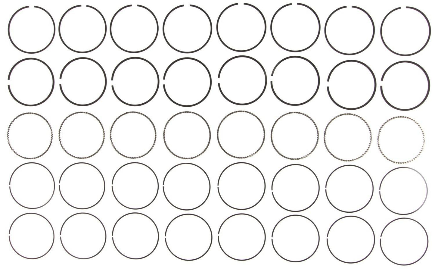 Mahle Rings Ford Pass 281 4.6L Windsor Eng 96-97 Ford Trk 330 5.4L Eng 97-01 Moly Ring Set 41787CP.030