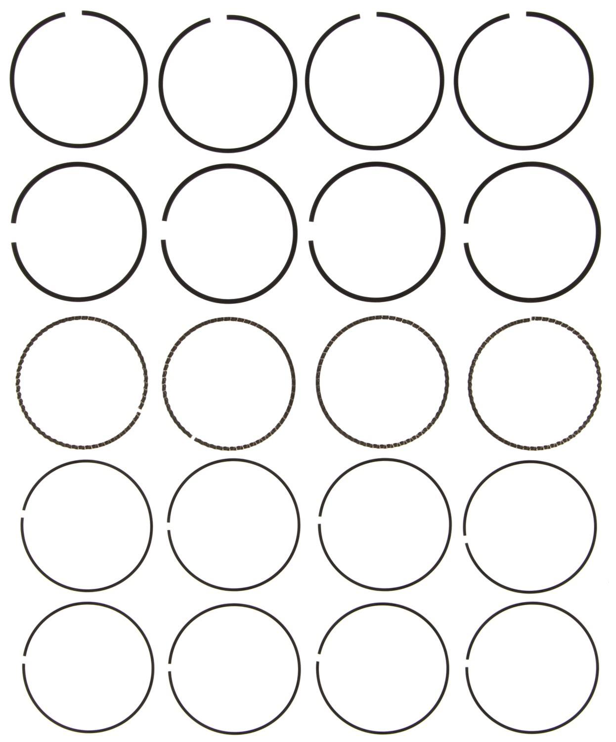 Mahle Rings Mitsubishi 1834cc Eng 1992-95 Chrome Ring Set 41817