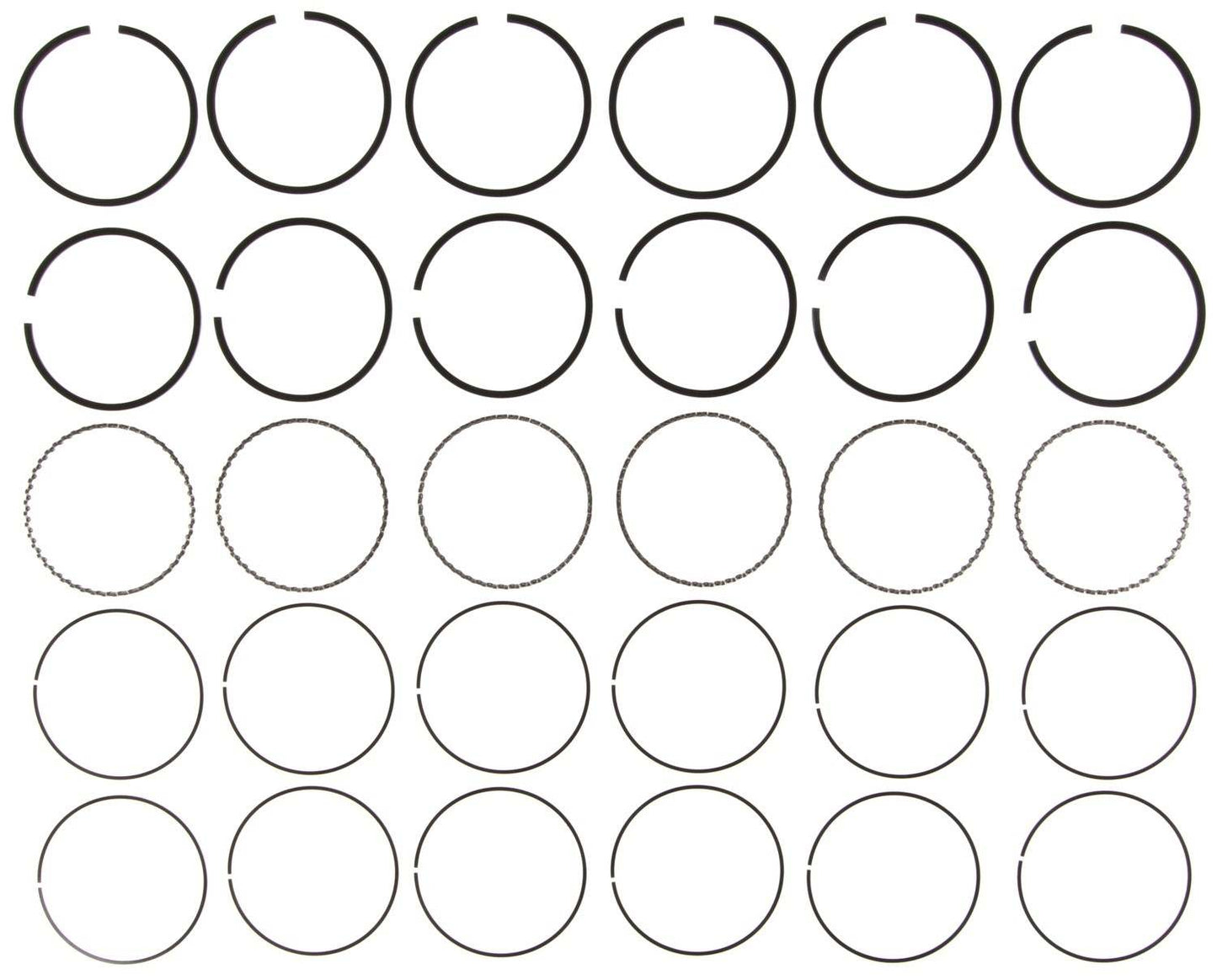 Mahle Rings Dodge Trk 238 3.9L Eng 1992-93 Chrome Ring Set 41844