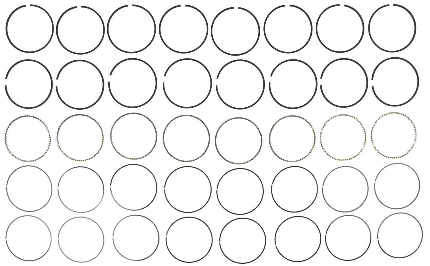 Mahle Rings GMC Trk 364 6.0L 1999 - 2009 Vin HNU Moly Ring Set 41858CP