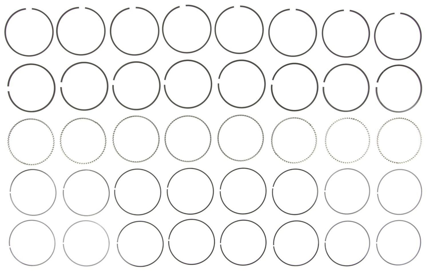 Mahle Rings Cadillac 4.6L 8 Cyl Northstar System 1996-2002 Moly Ring Set 41862CP.010