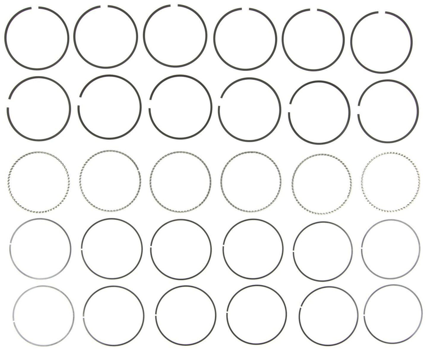 Mahle Rings GMC Pass 3.1L 6 Cyl Eng 1996-2002 VIN Code M & J Moly Ring Set 41865CP.030