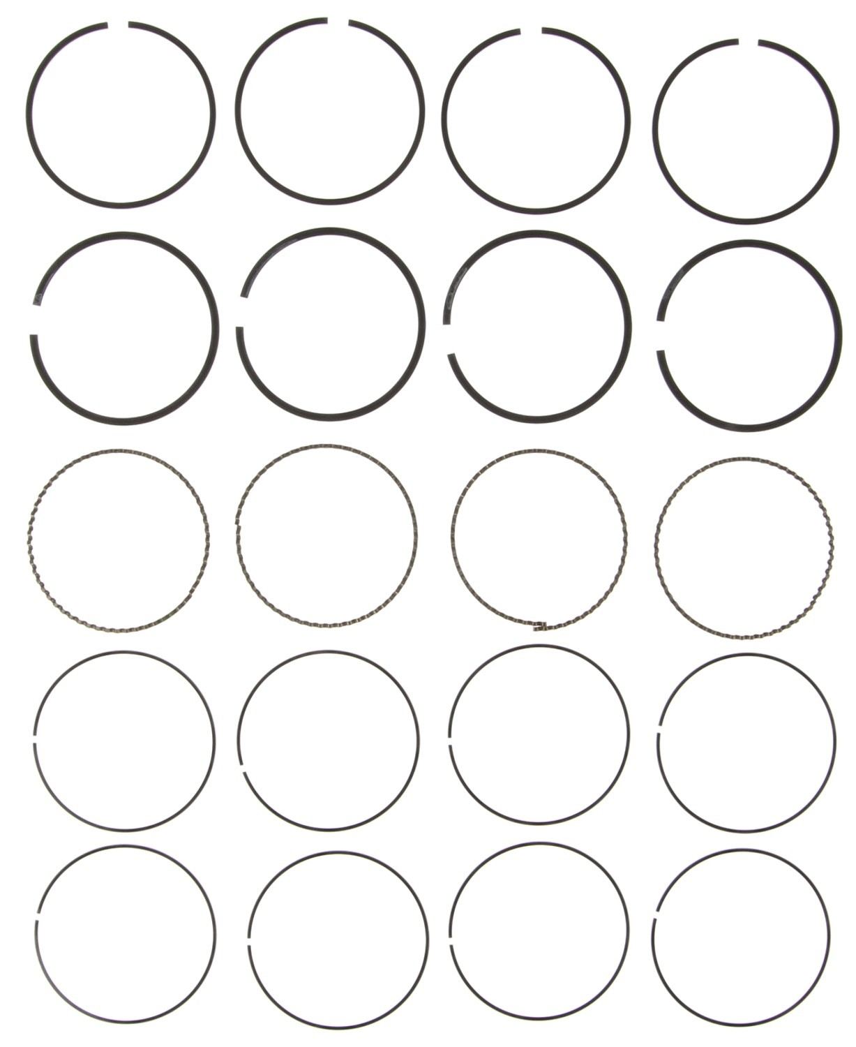 Mahle Rings GMC Pass Saturn 1.9L 4 Cyl Eng 1995-2002 Moly Ring Set 41866CP
