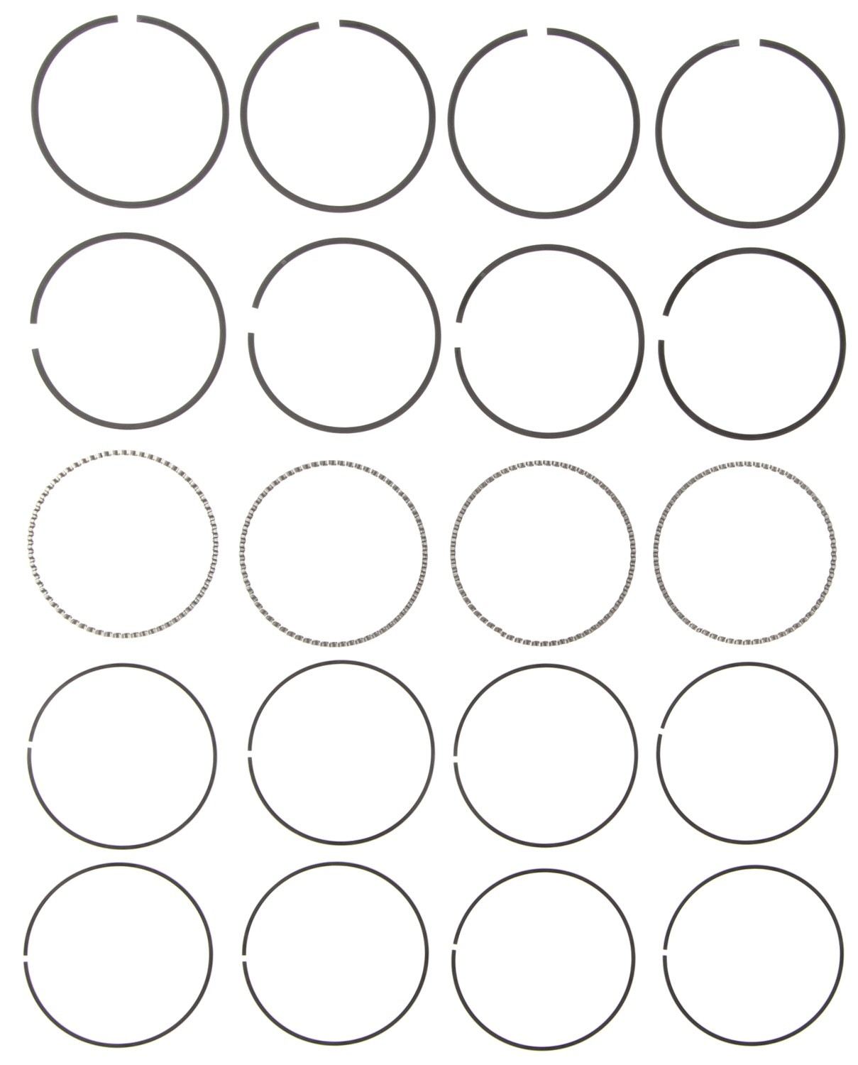 Mahle Rings GM 2.4L DOHC VIN T 4 Cyl 1996-2000 Moly Ring Set 41872CP