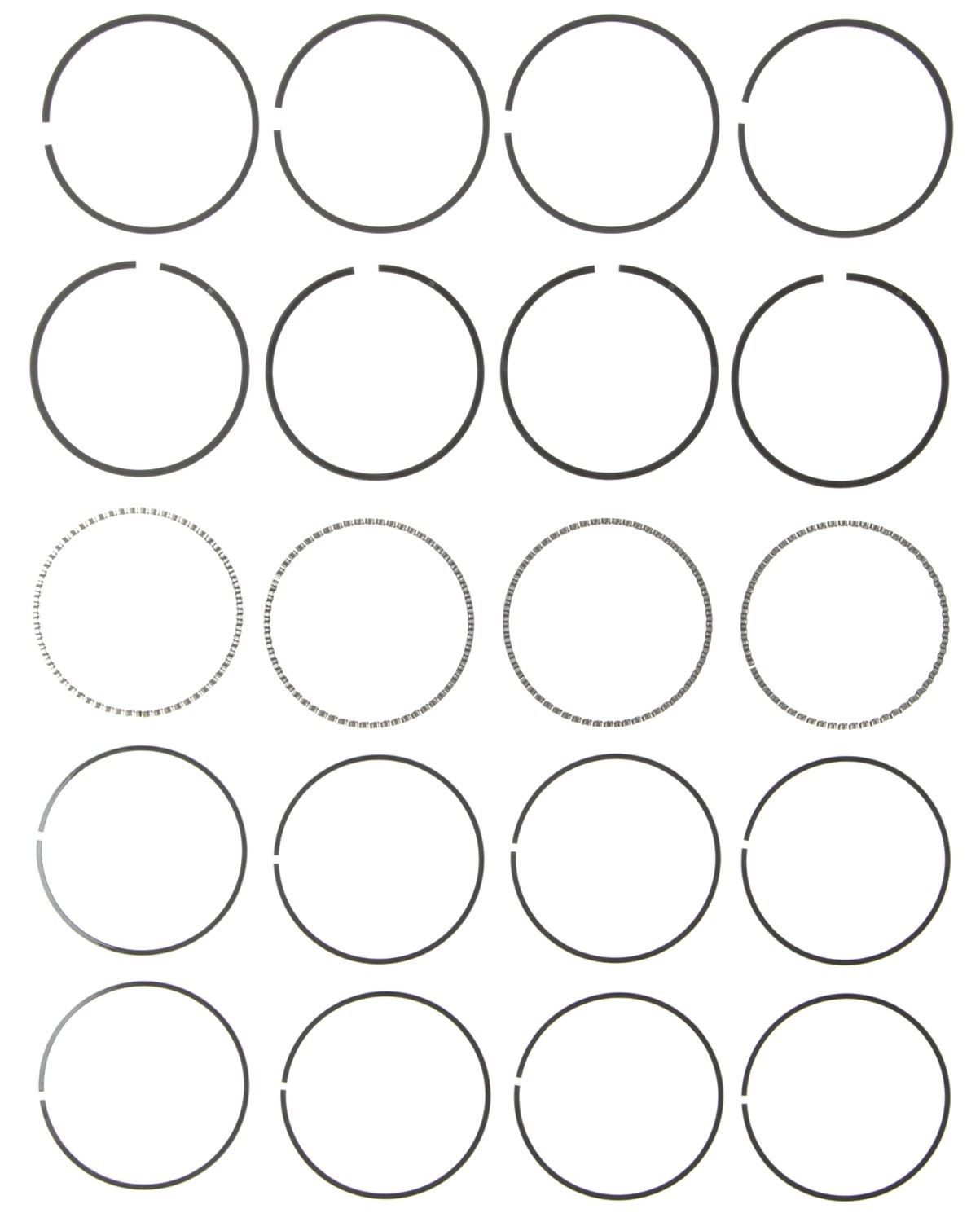 Mahle Rings Ford 2.0L 4 Cyl VIN P 1997-2006 Moly Ring Set 41874CP