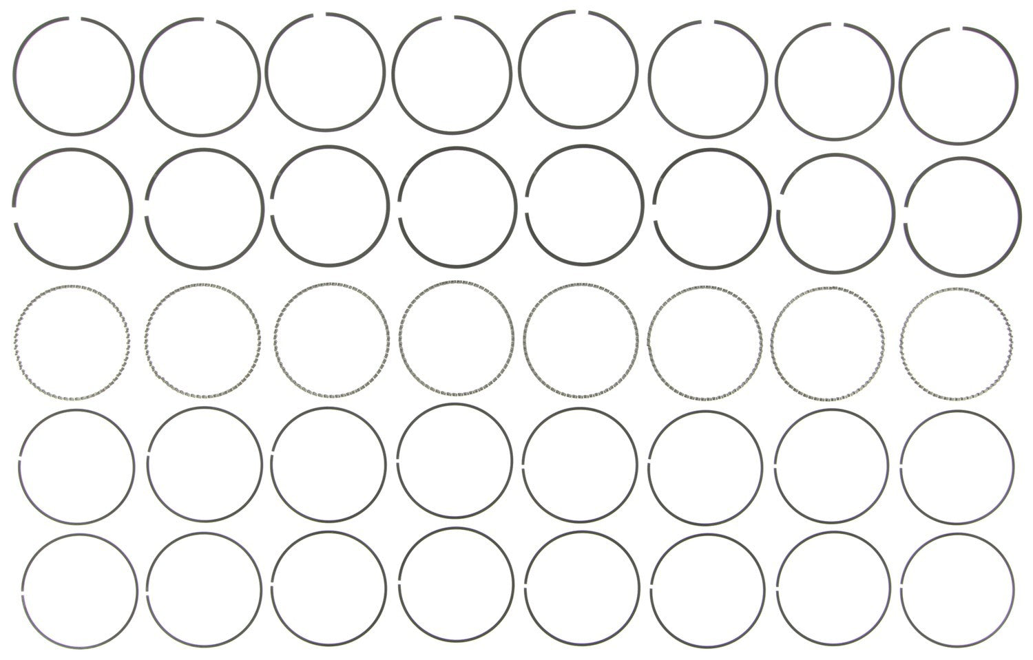 Mahle Rings General Motors 4.0L 8 Cyl Olds Aurora Sleeved Eng 1995-1999 Vin C Moly Ring Set 41875CP