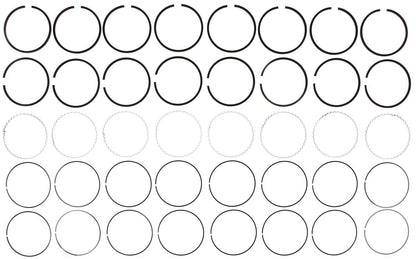 Mahle Rings Mercruiser 502 8.2L 8 Cyl 1985-1995 4.466in Bore Moly Ring Set 41876CP