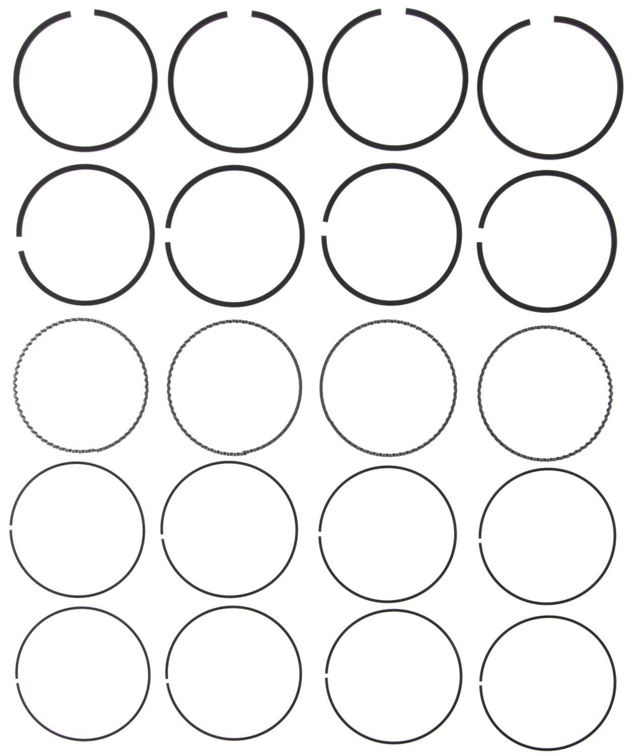 Mahle Rings Toyota 2164cc 2.2L 4 Cyl 5SFE Eng 1990-1994 Chrome Ring Set 41878CP