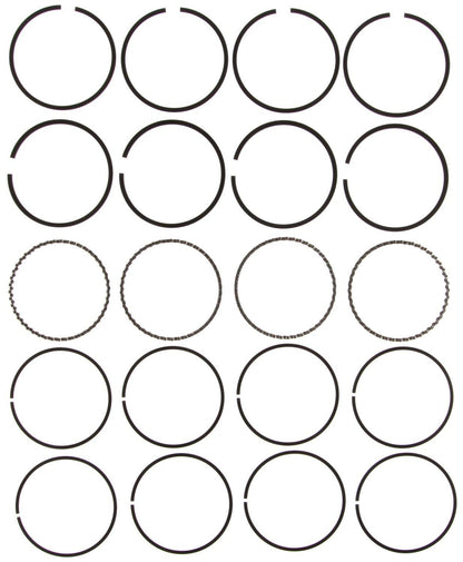 Mahle Rings General Motors 151 CID 2.5L 4 Cyl Eng 1982-93 Deep Groove Moly Ring Set 41879CP