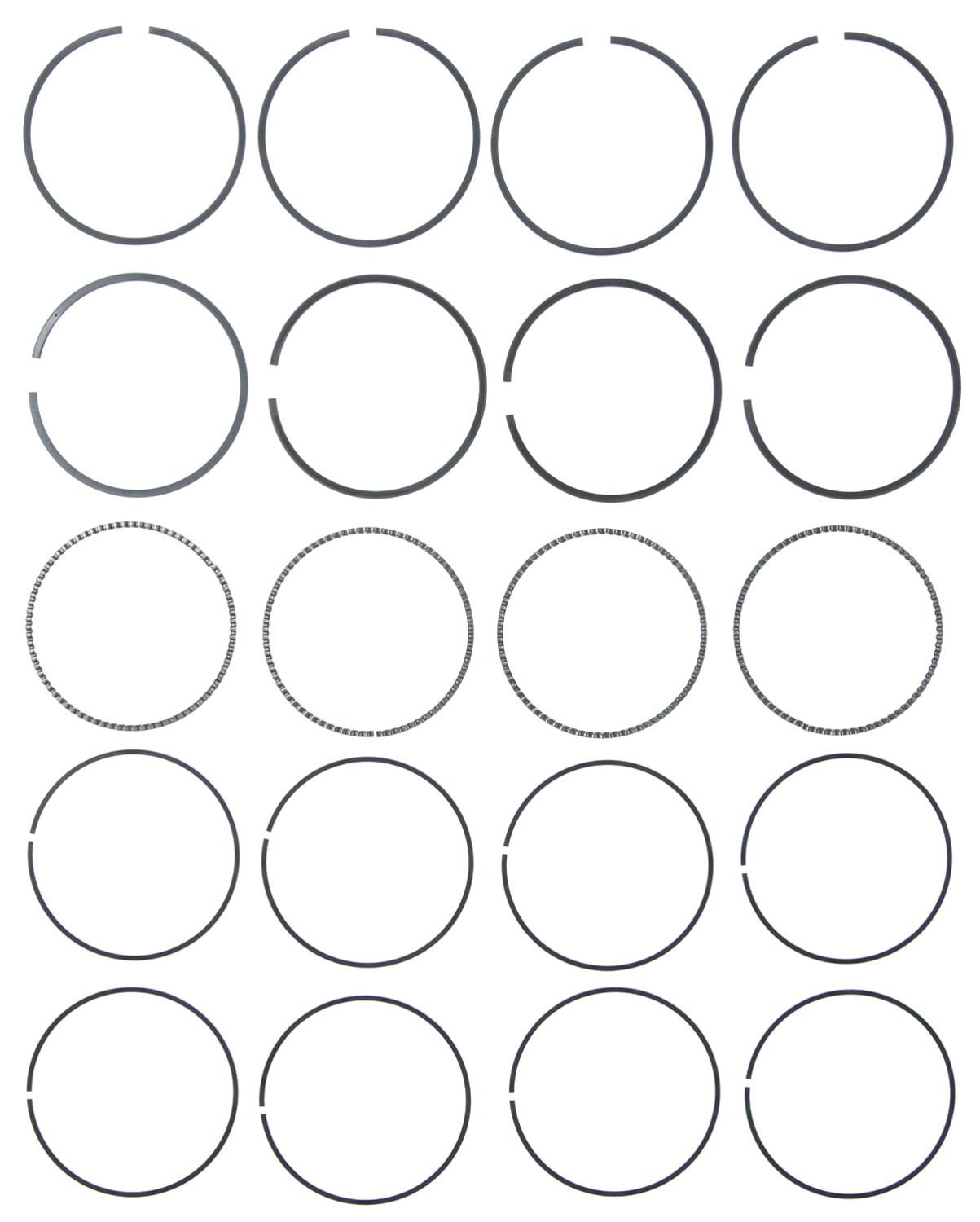 Mahle Rings GM Pass 2.2L Ecotec 4 Cyl 2000-2008 2.0L Vin P 2004 - 2007 Moly Ring Set 41897CP