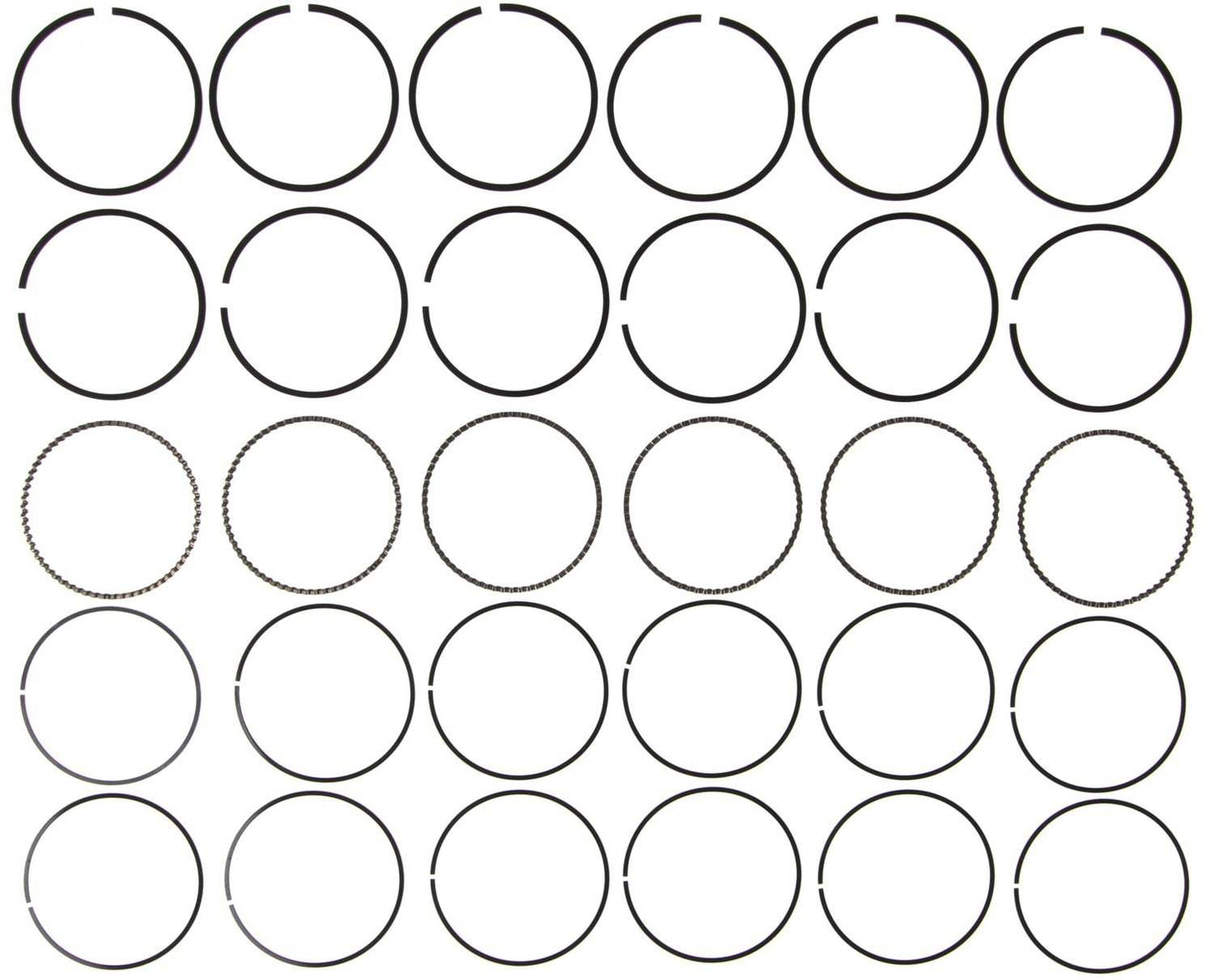 Mahle Rings Ford 3.0L OHV Vulcan 2002-2003 Moly Ring Set 41916CP.020