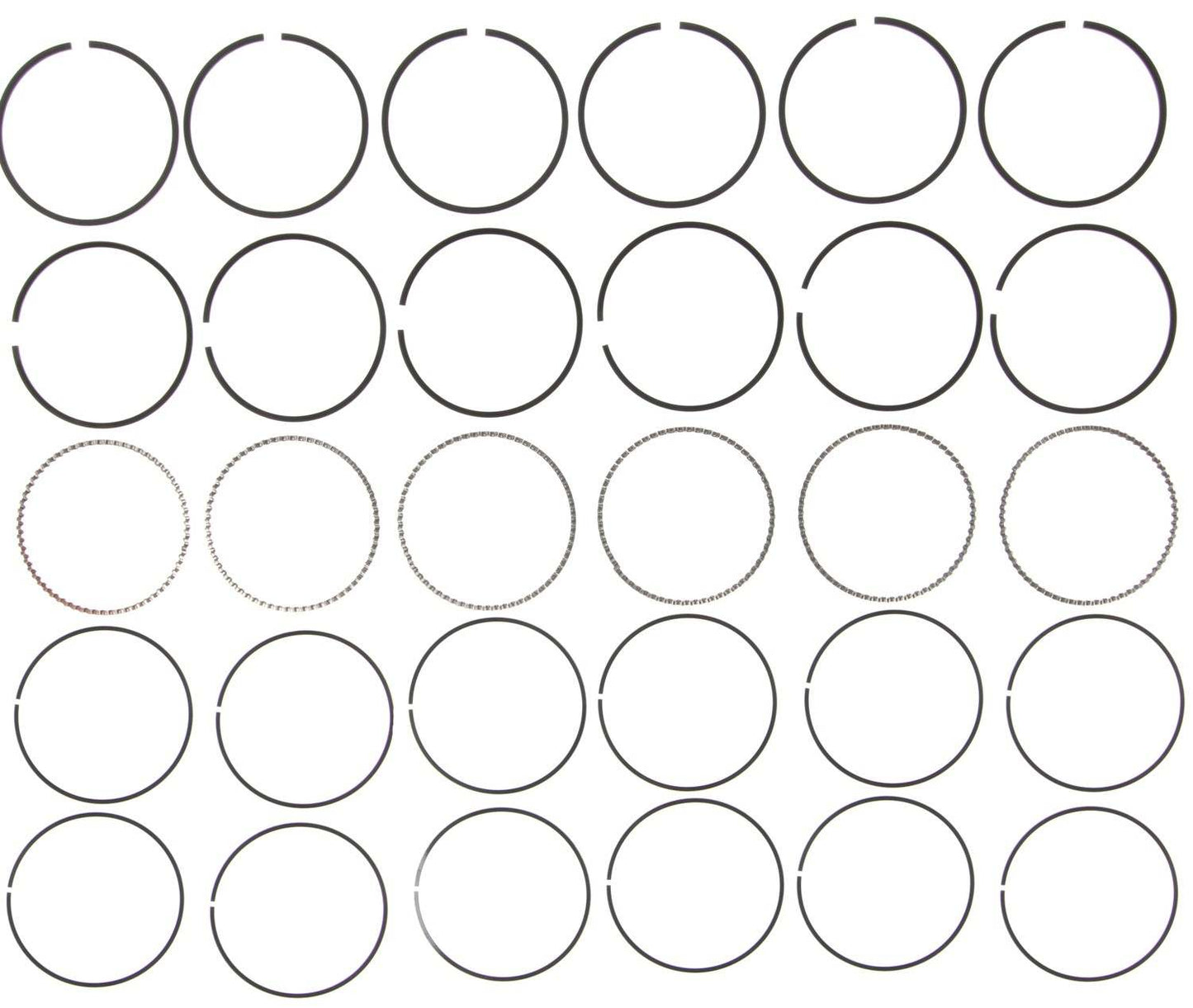 Mahle Rings Ford 3.0L OHV Vulcan 2002-2003 Moly Ring Set 41916CP.030