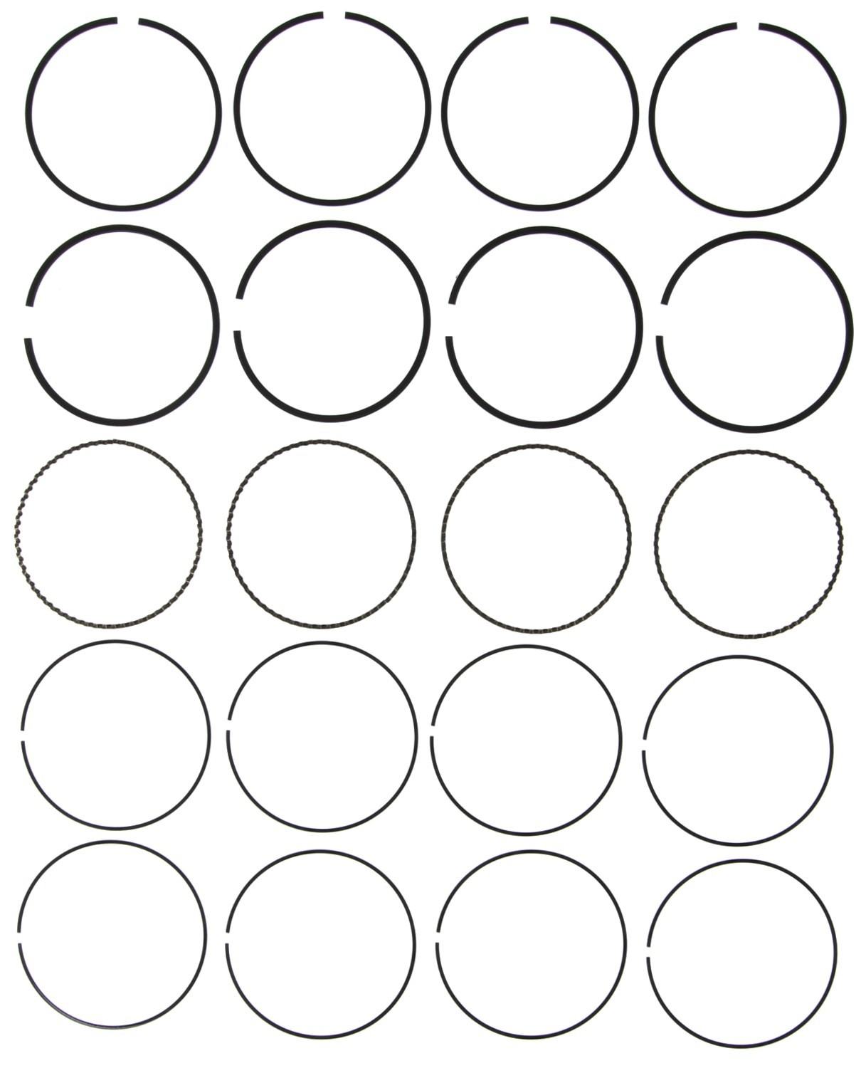 Mahle Rings Toyota 2.2L 5SFE Eng 1998-2003 Moly Ring Set 41925CP.020