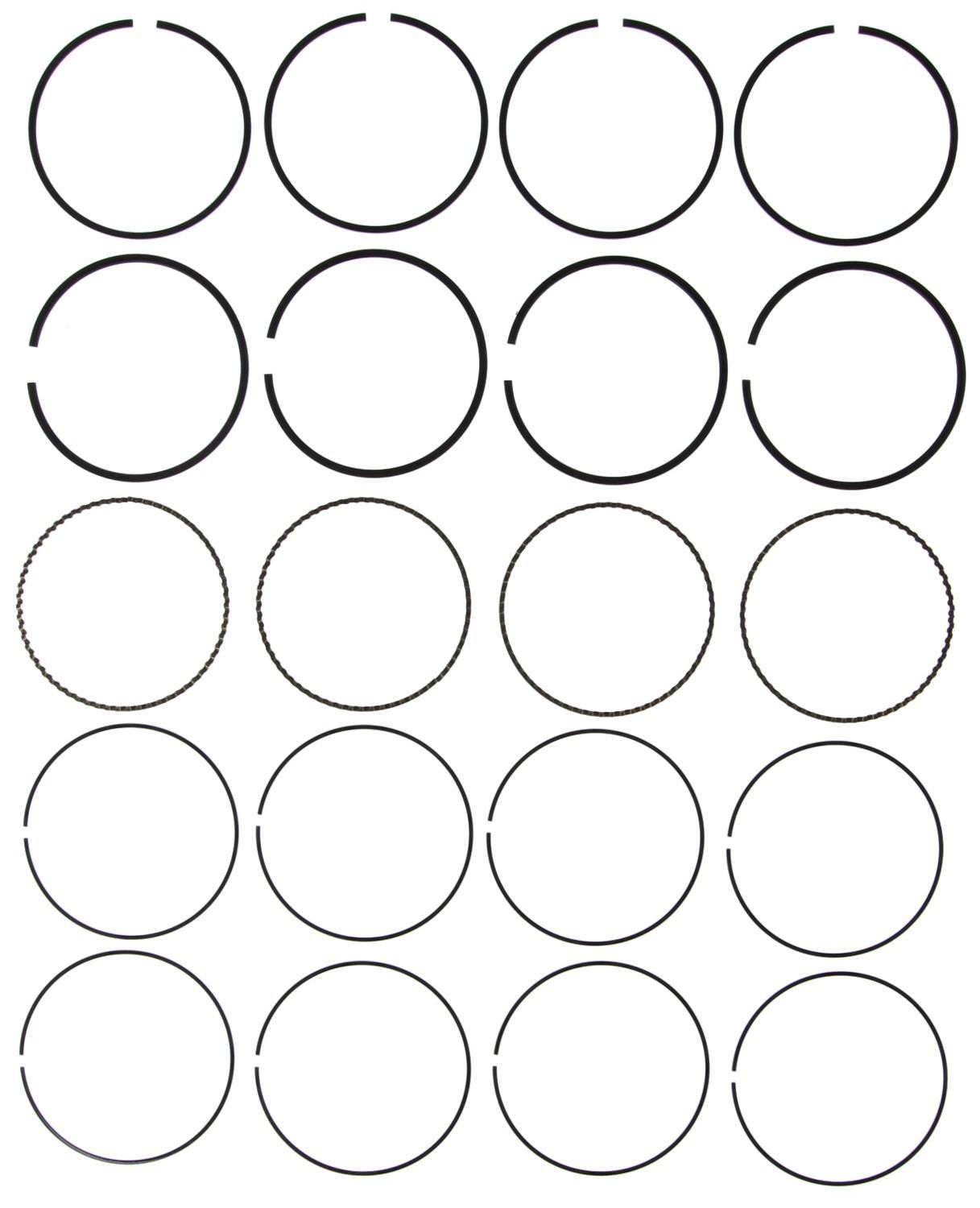 Mahle Rings Toyota 2.2L 5SFE Eng 1998-2003 Moly Ring Set 41925CP.040