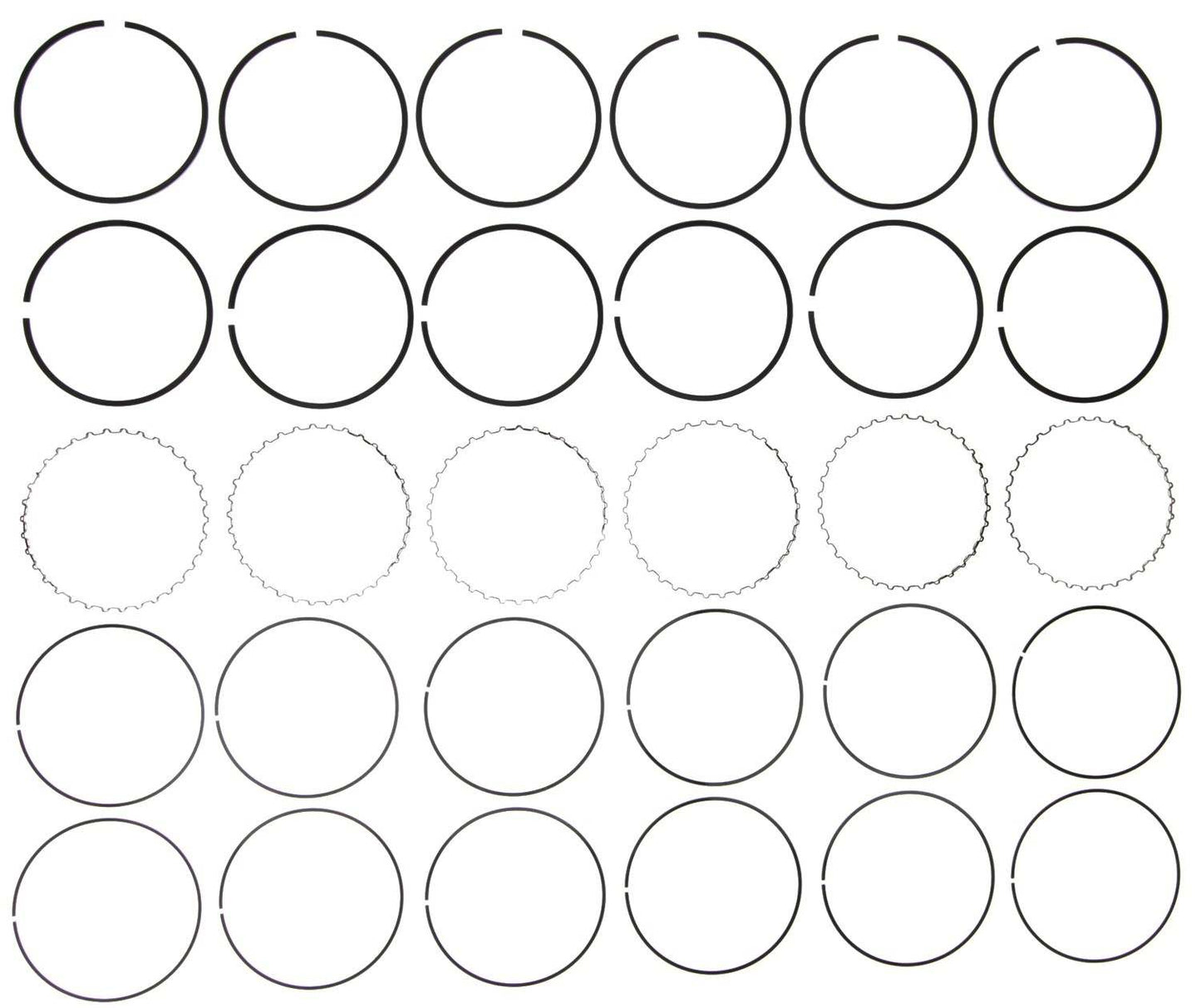 Mahle Rings Toyota 3.4L 5VZFE DOHC V6 1995 - 2003 Mahle Set 2C4911020 Chrome Ring Set 42001CP.020