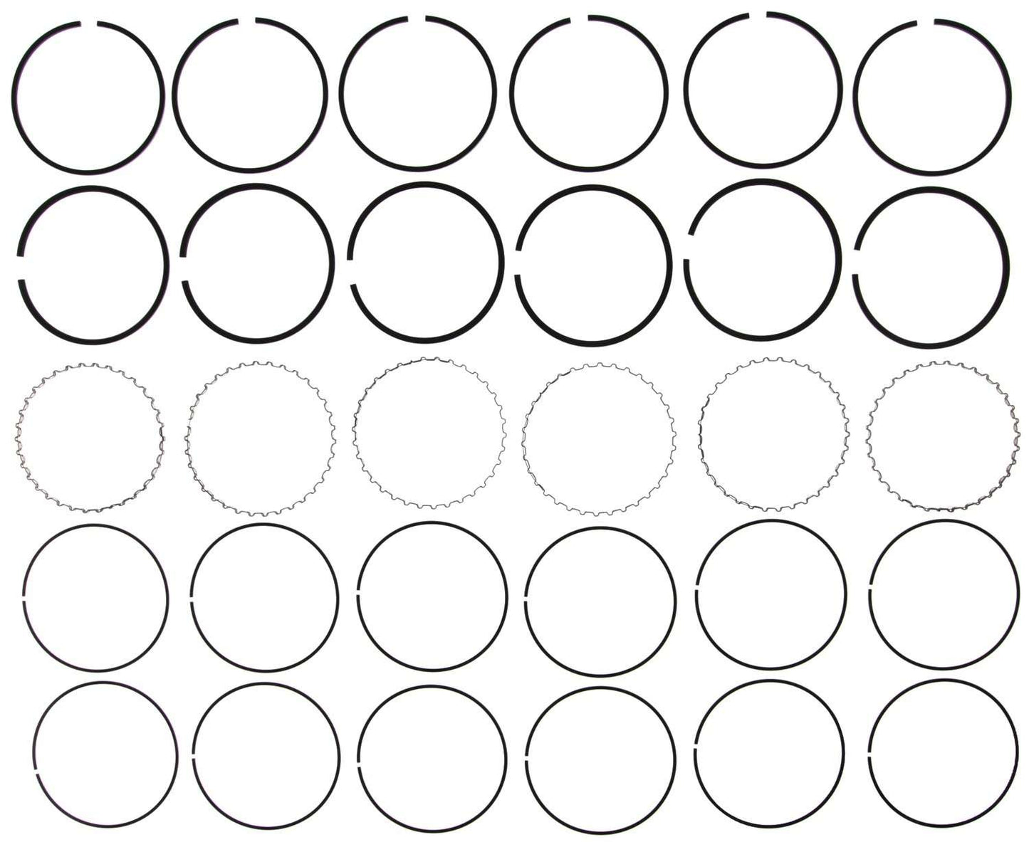 Mahle Rings Toyota 3.4L 5VZFE DOHC V6 1995 - 2003 Mahle Set 2C4911030 Chrome Ring Set 42001CP.030