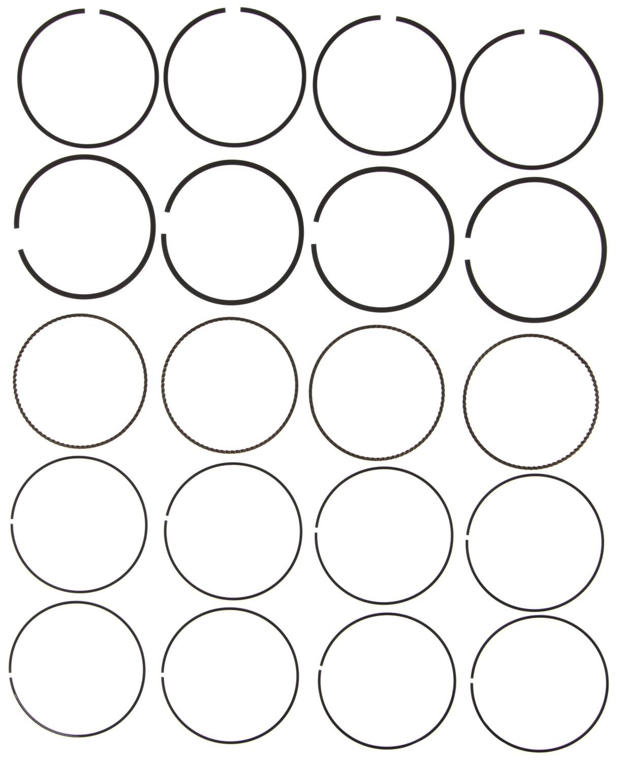 MAHLE Engine Piston Ring Set 42077CP