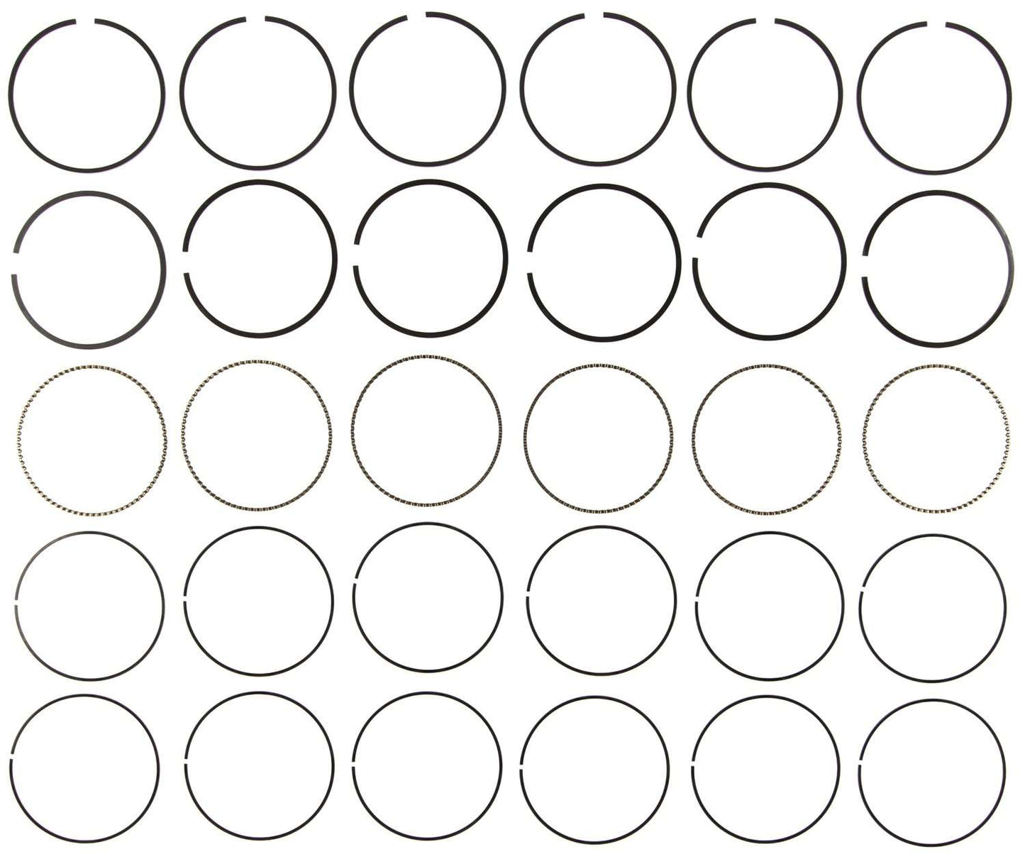 Mahle Rings Honda 3.0L J30A1 1997-1998 Chrome Ring Set 42087CP