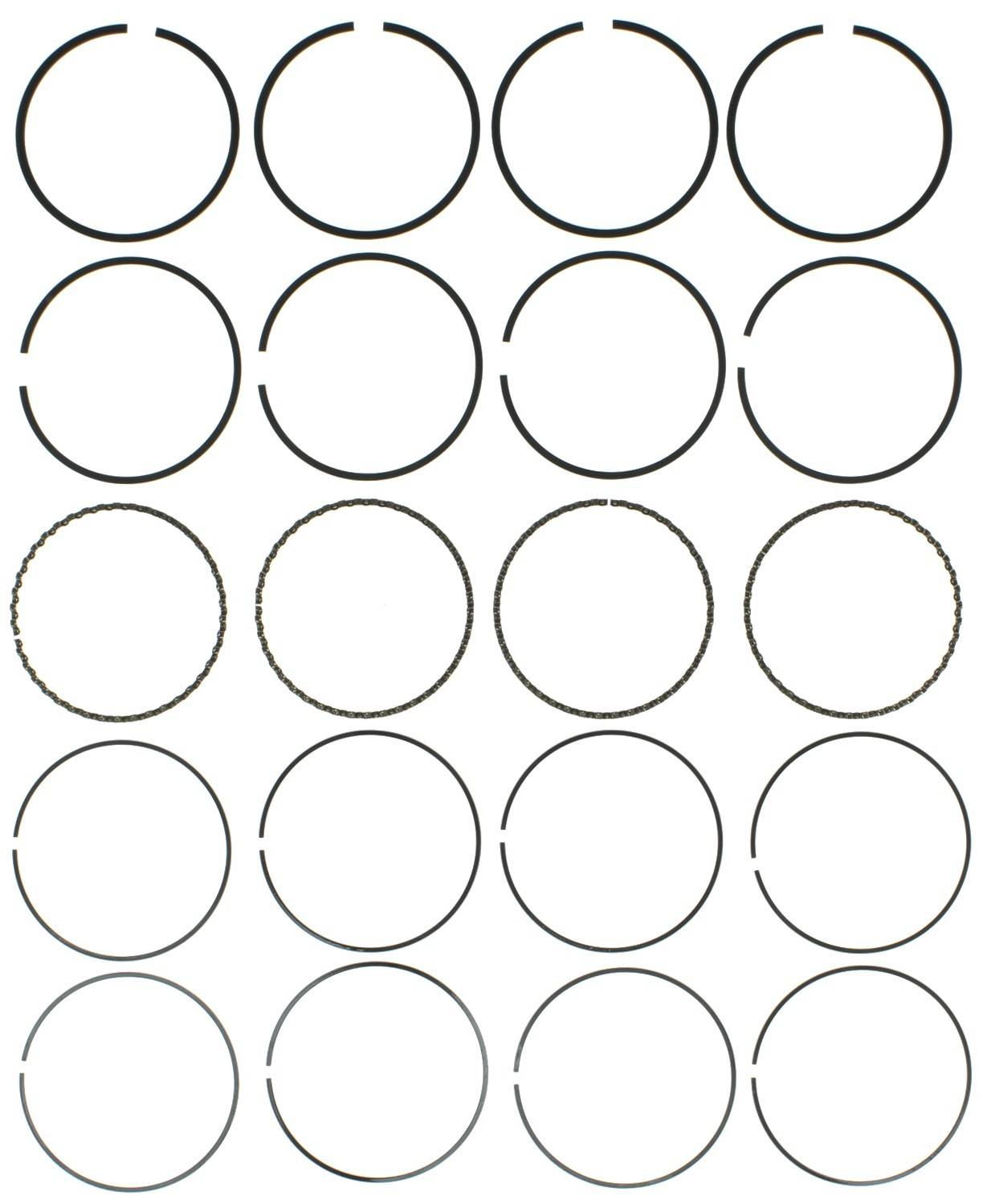 Mahle Rings GM 3.5L / 3.9L V6 2006 - 2010 L24 LZE LGD L29 Moly Ring Set 42120CP.020
