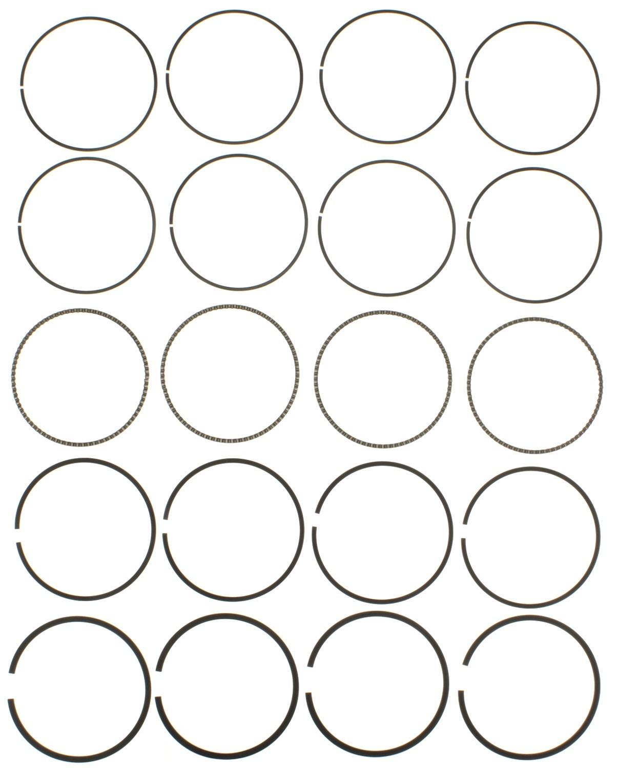Mahle Rings Satrun 1.9L 1999 - 2002 Vin 7 8 with 2.5MM Oil Ring Moly Ring Set 42138CP.030