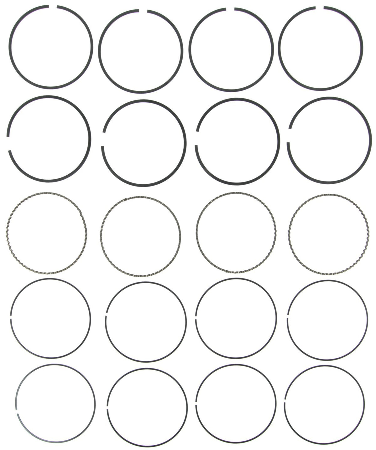 Mahle Rings Toyota 1.8L DOHC 2ZZEE / 2ZZGE 2001 - 2006 Moly Ring Set 42142CP.030