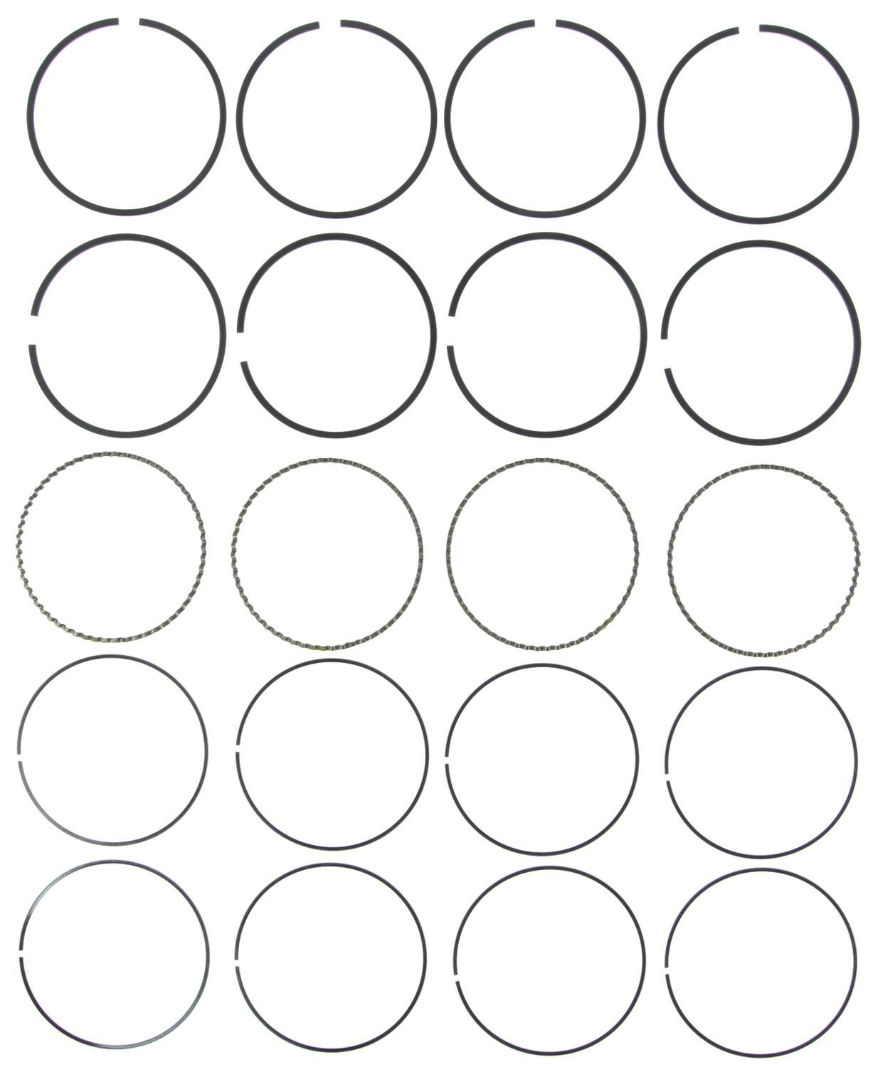 Mahle Rings Toyota 1.8L DOHC 2ZZEE / 2ZZGE 2001 - 2006 Moly Ring Set 42142CP.040