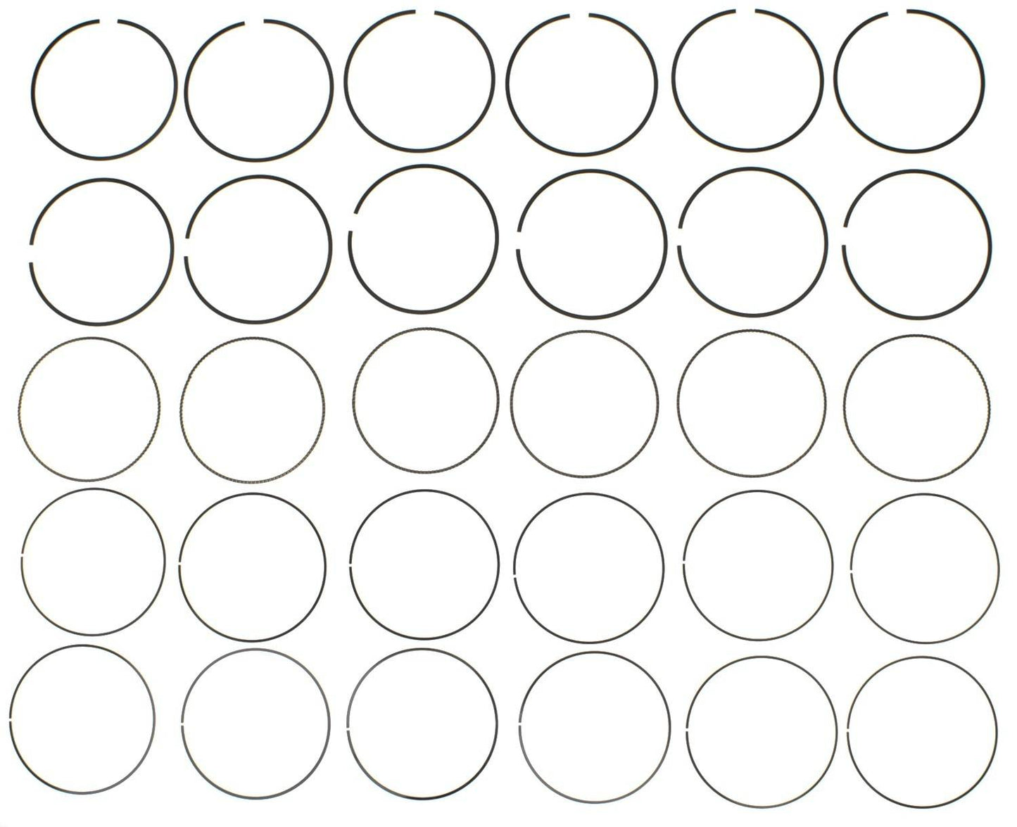 Mahle Rings Toyota 4.0L V6 1GRFE 2003-2011 Plain Ring Set 42172CP.020