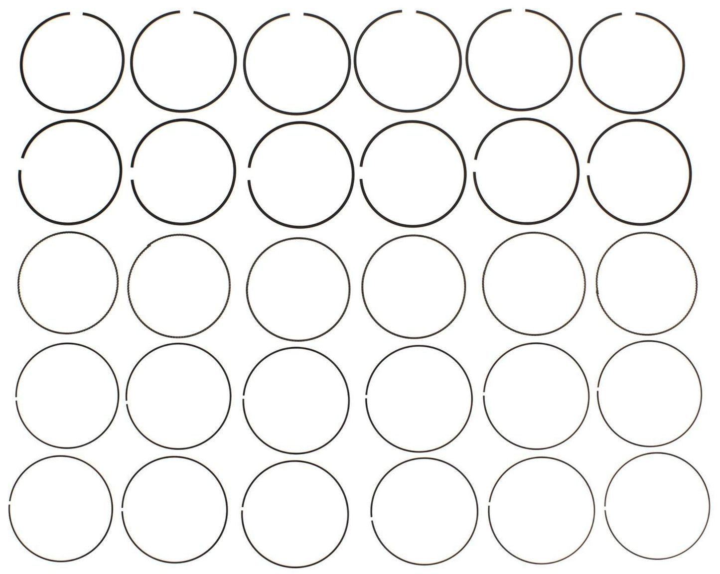 Mahle Rings Toyota 4.0L V6 1GRFE 2003-2011 Plain Ring Set 42172CP.040