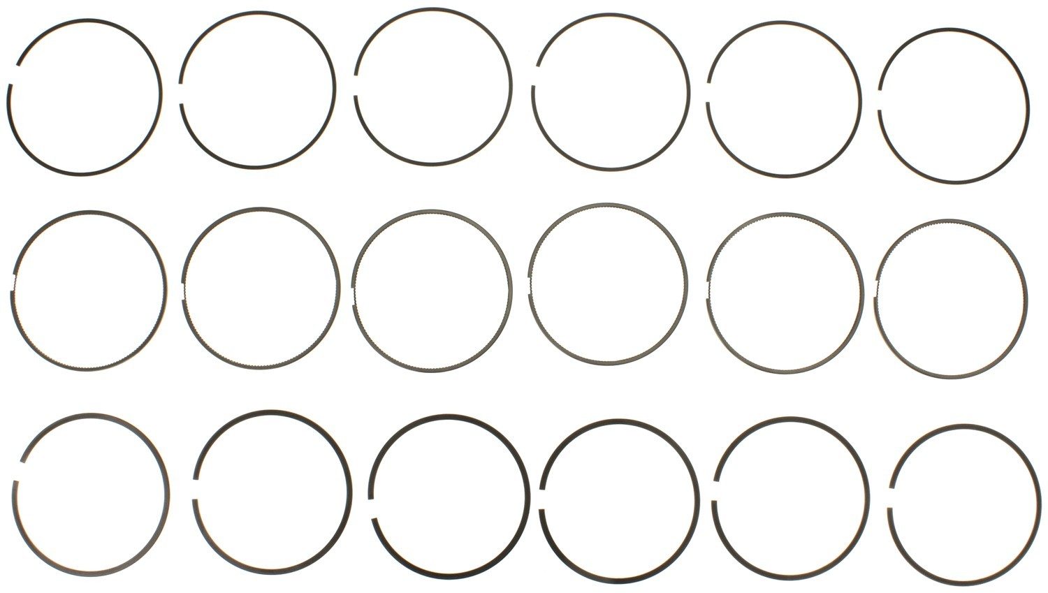 Mahle Rings Toyota 3.3L 3MZFE 2004 - 2010 PVD Top Compression Ring Plain Ring Set 42213