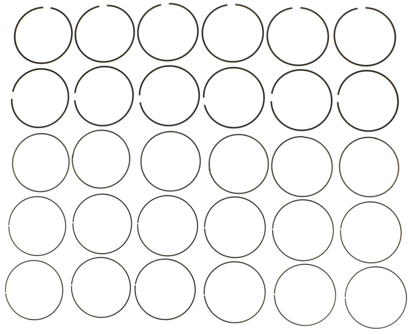 Mahle Rings Toyota 3.5L 2GRFE / 2GRSFE 2005 - 2011 GNS Top Compression Ring Plain Ring Set 42214CP.040