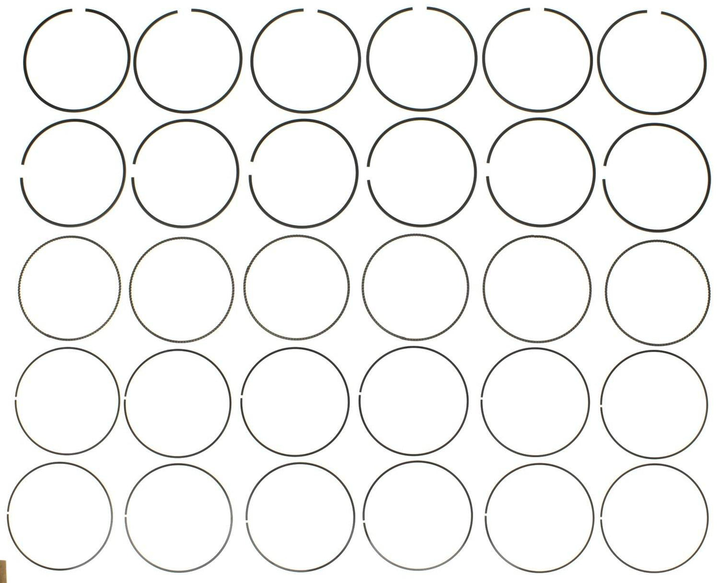 Mahle Rings Toyota 3.5L 2GRFE / 2GRSFE 2005 - 2011 GNS Top Compression Ring Plain Ring Set 42214CP