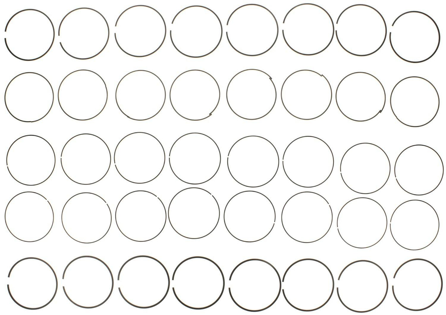 Mahle Rings Toyota 5.7L 3URFBE / 3URFE 1999 - 2011 Plain Ring Set 42215CP