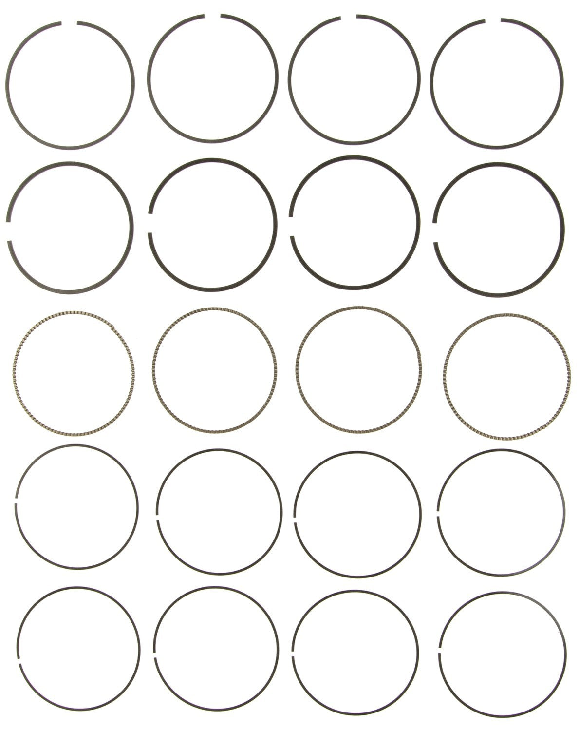 Mahle Rings Nissan 1.8L MR18DE 2007 - 2010 Chrome Ring Set 42225CP