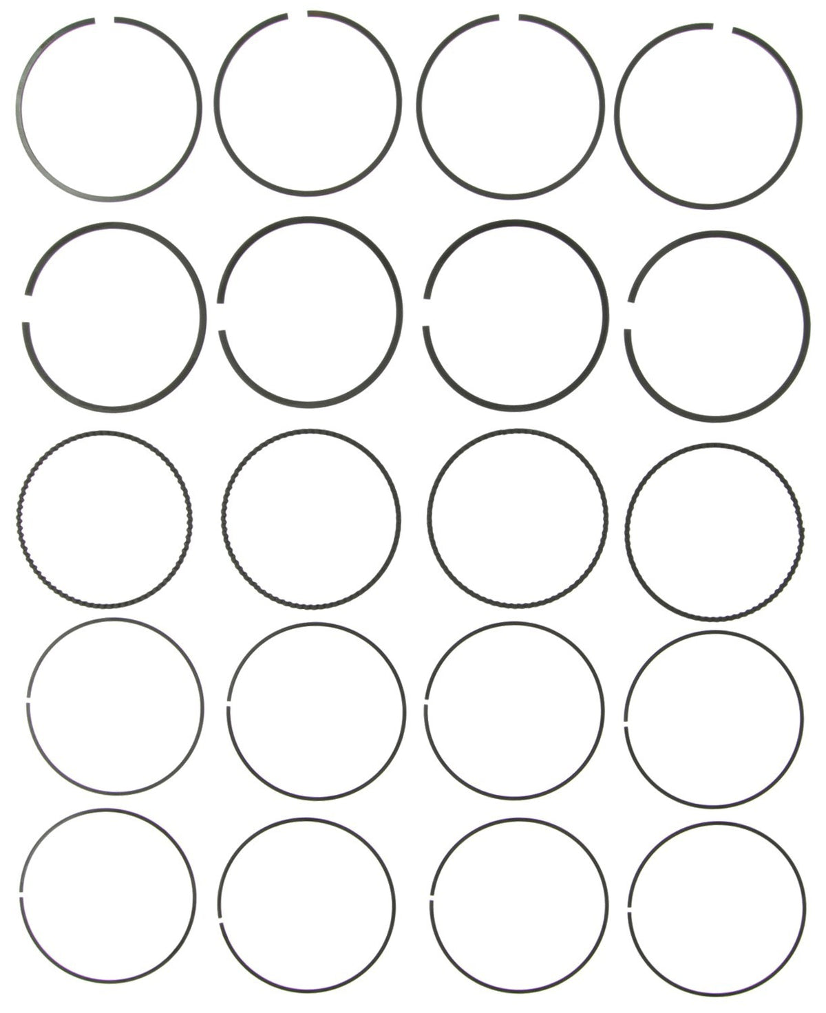 Mahle Rings Suzuki 1.6L 1590CC Esteem G16KV G16S 1996 - 2002 Plain Ring Set 42249CP.030