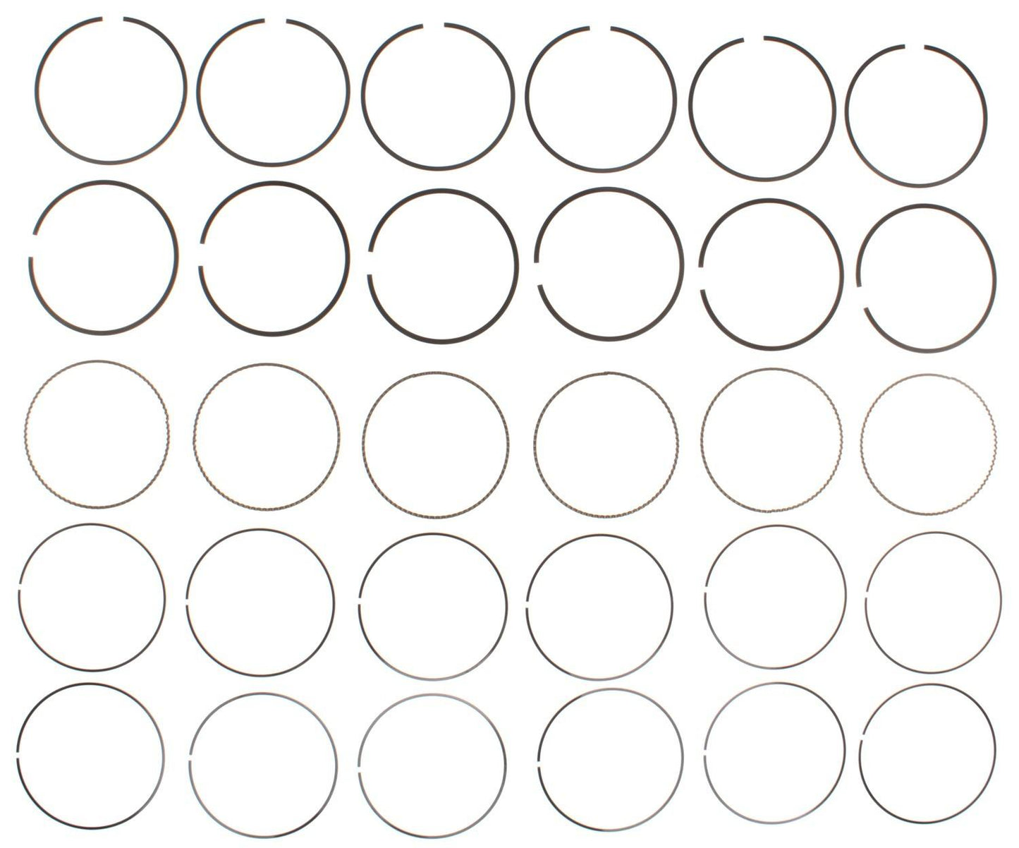 Mahle Rings Honda 3.5L 3471CC 1999 - 2010 Odyssey J35A6 J35A7 J35A9 J35Z1 Chrome Ring Set 42250CP.030