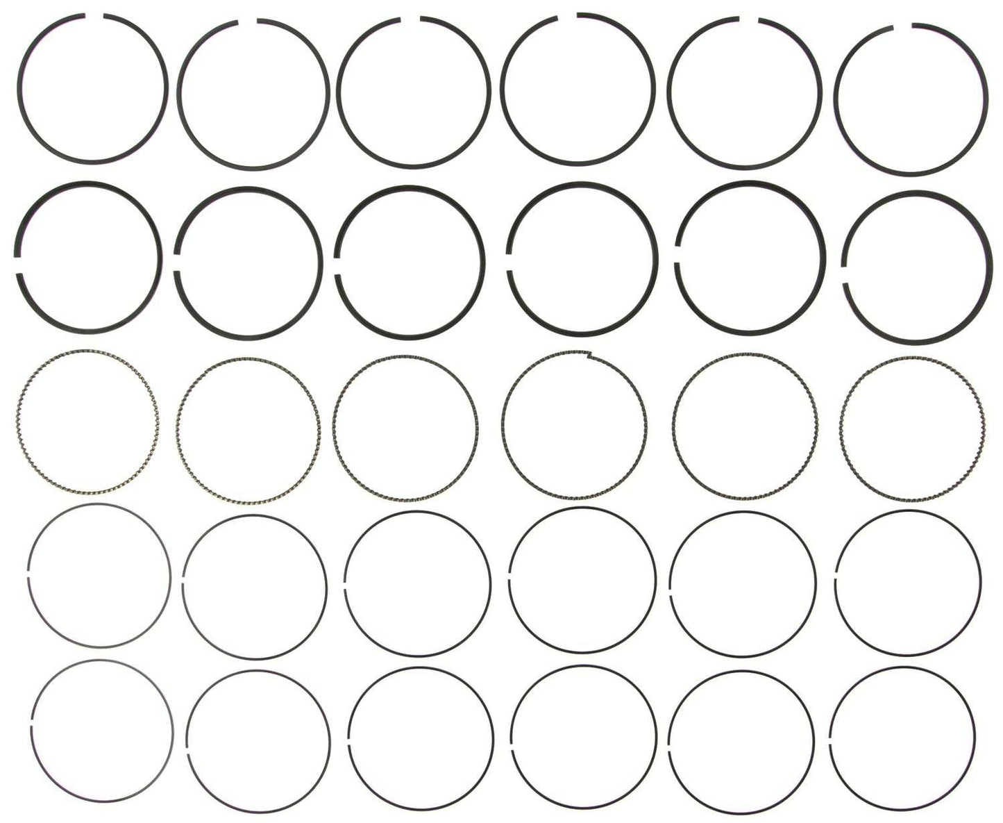 Mahle Rings Suzuki 2.5L 2494CC H25A Grand Vitara 1999 - 2004 Chrome Ring Set 42253CP