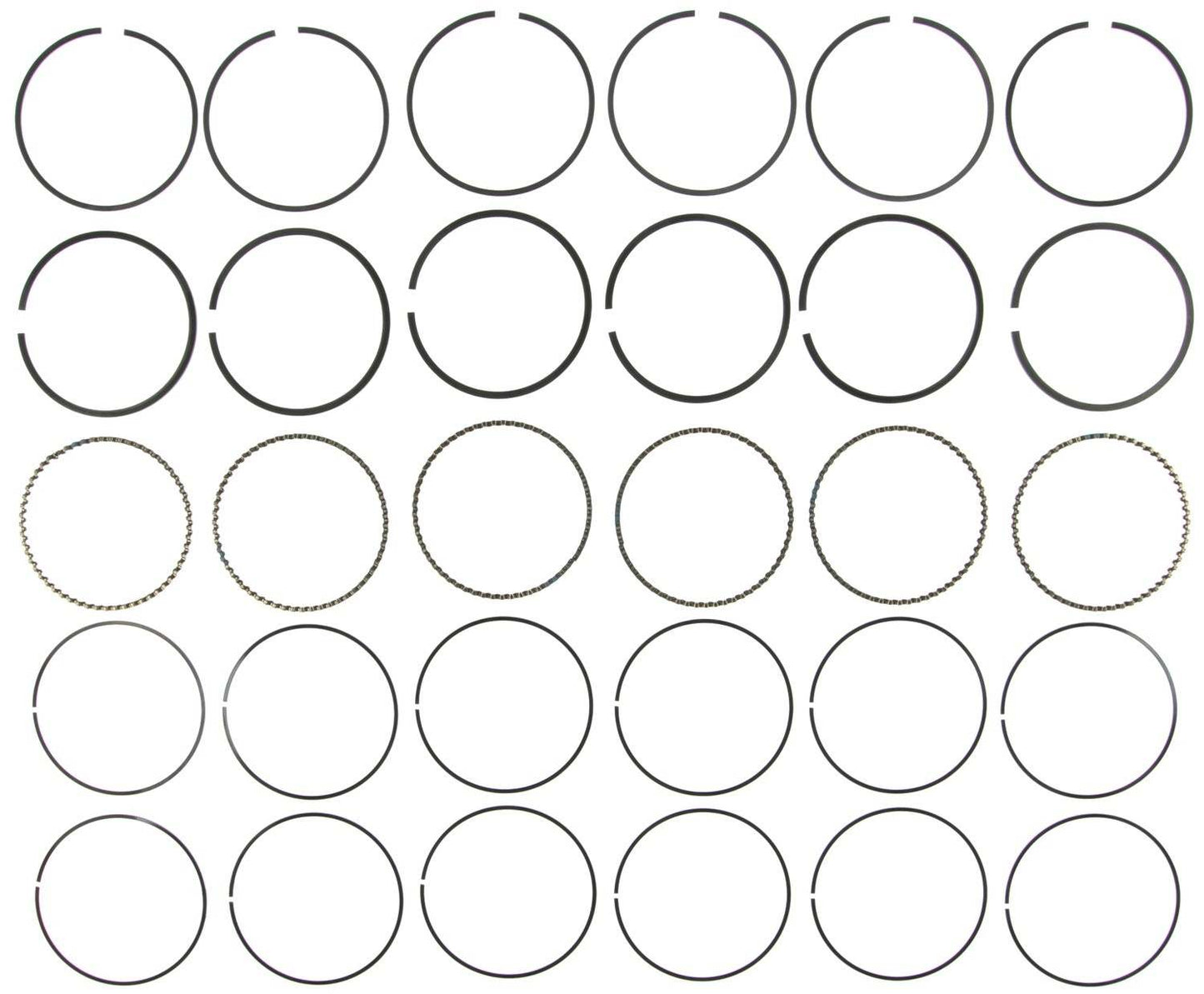 Mahle Rings Ford / Mazda 2.5L 153CID 2000-2001 AJ25 Chrome Ring Set 42257CP
