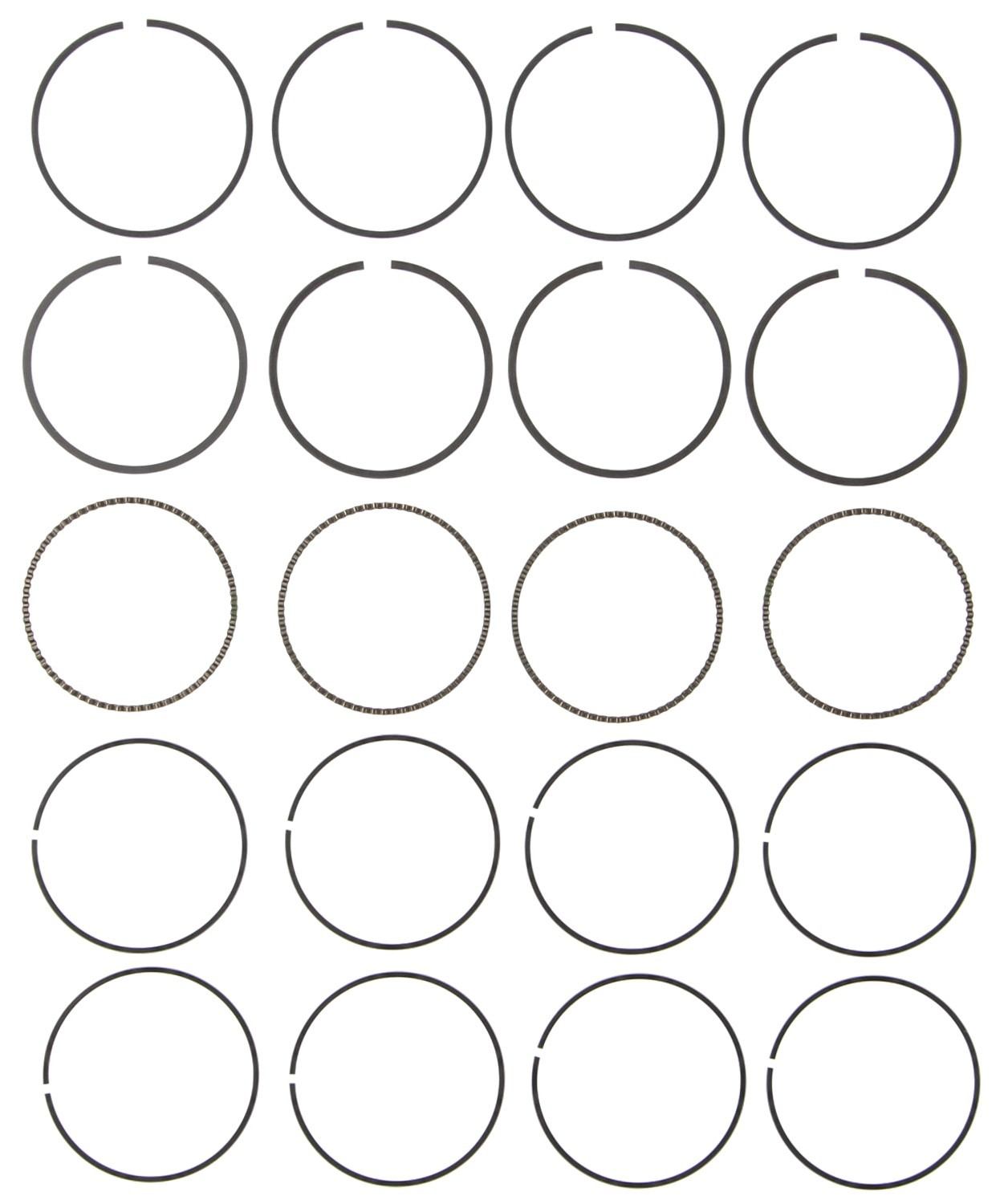 Mahle Rings Suzuki 1.3L 1298cc 3 Ring Piston 1986 - 1997 Chrome Ring Set 42260CP.030