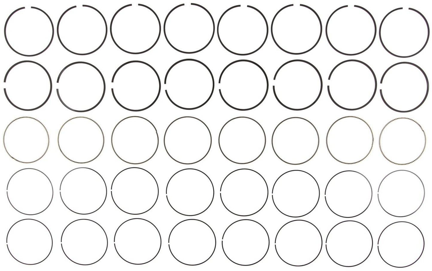 Mahle Rings Ford Truck 6.2L V8 Gas 2011 - Current Moly Ring Set 42267CP.040