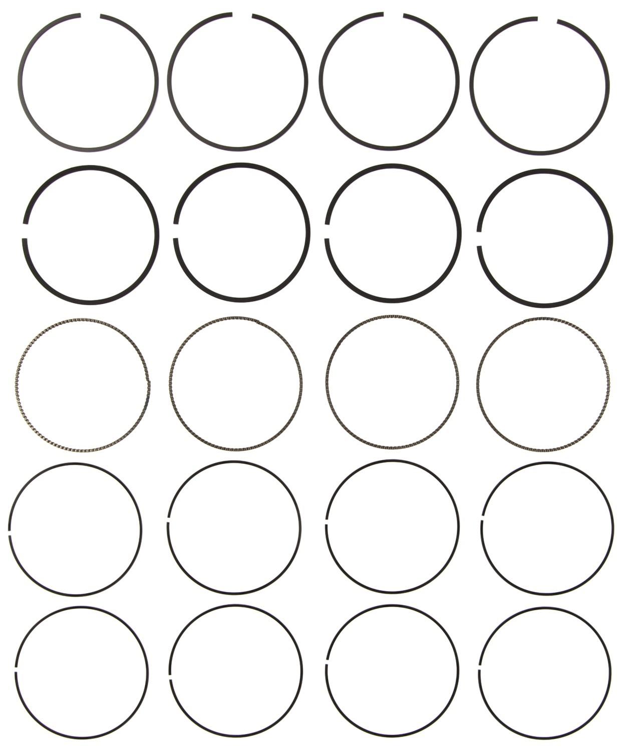 Mahle Rings Toyota 2.0L 1AZFE 2001 - 2004 Chrome Ring Set 42278CP.020