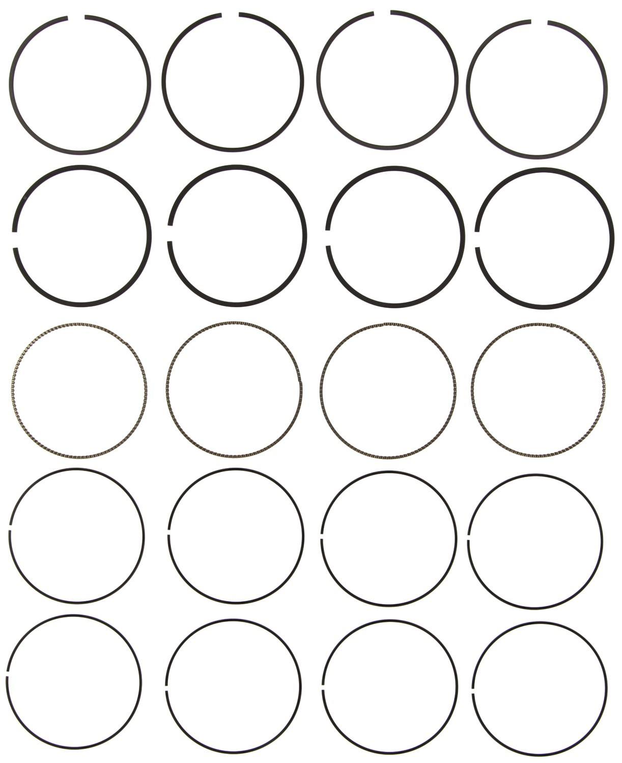 Mahle Rings Toyota 2.0L 1AZFE 2001 - 2004 Chrome Ring Set 42278CP.040