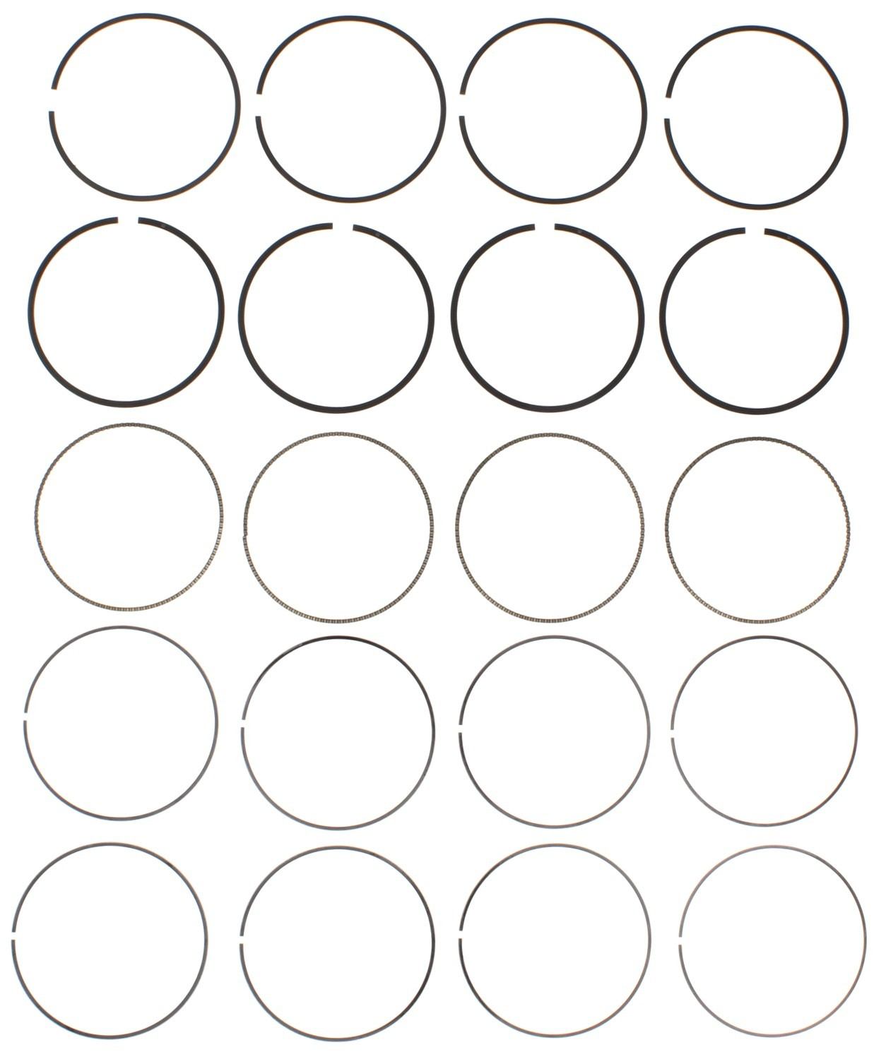 Mahle Rings Toyota 2.0L 1AZFE 2001 - 2004 Chrome Ring Set 42278CP