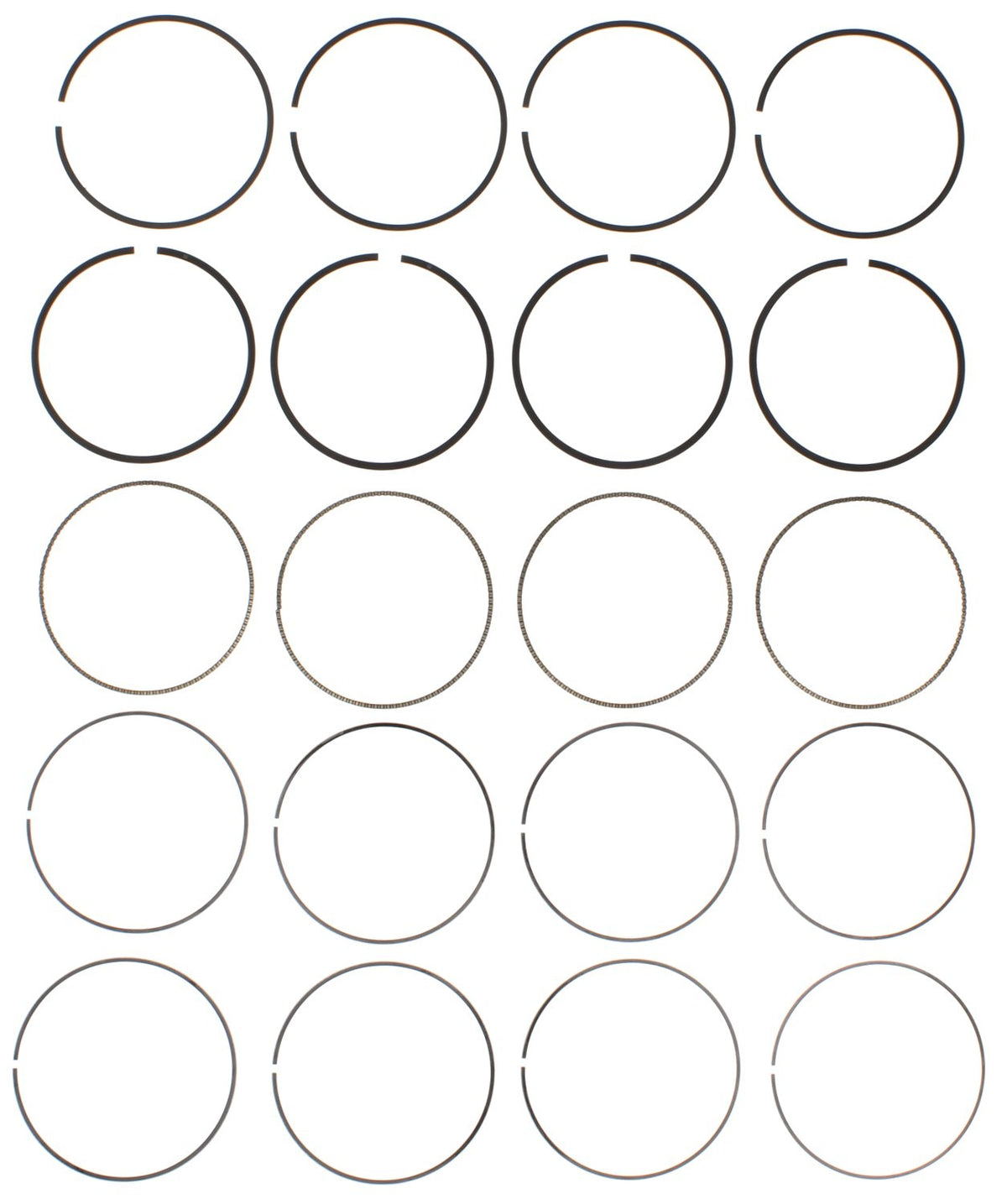 Mahle Rings Toyota 2.0L 1AZFE 2001 - 2004 Chrome Ring Set 42278CP