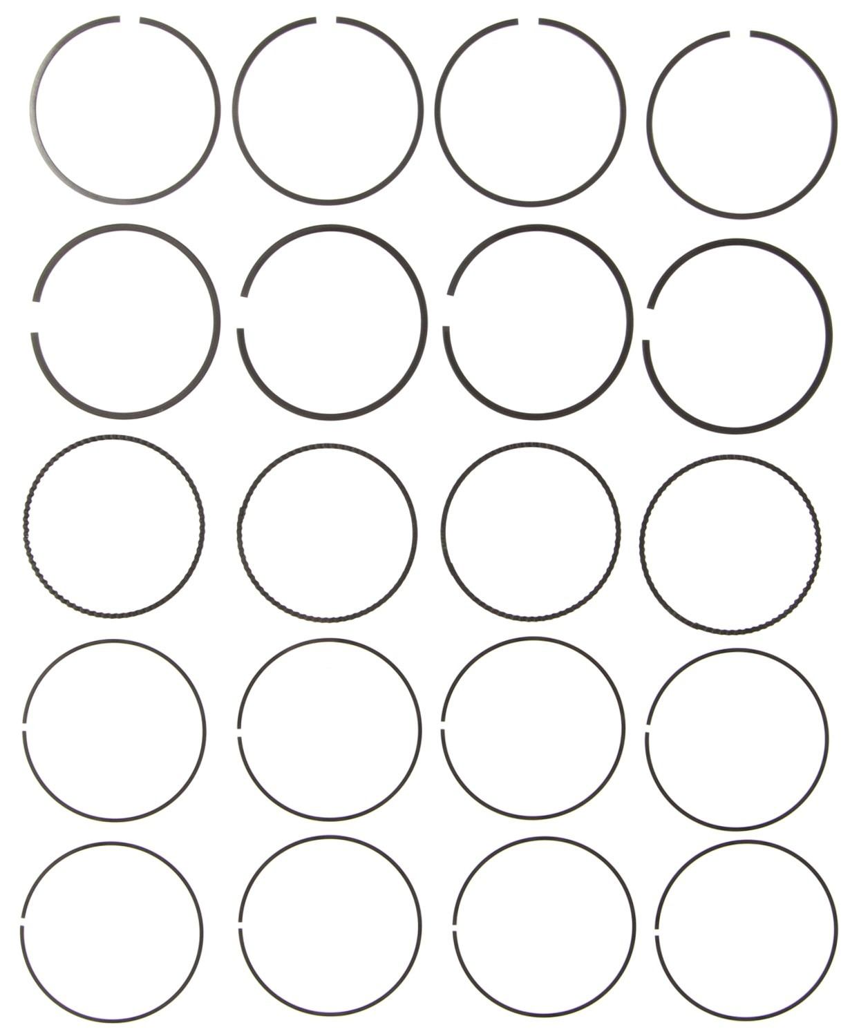 Mahle Rings Suzuki 1298CC 1.3L G13BA / SR413 1998 Plain Ring Set 42279CP