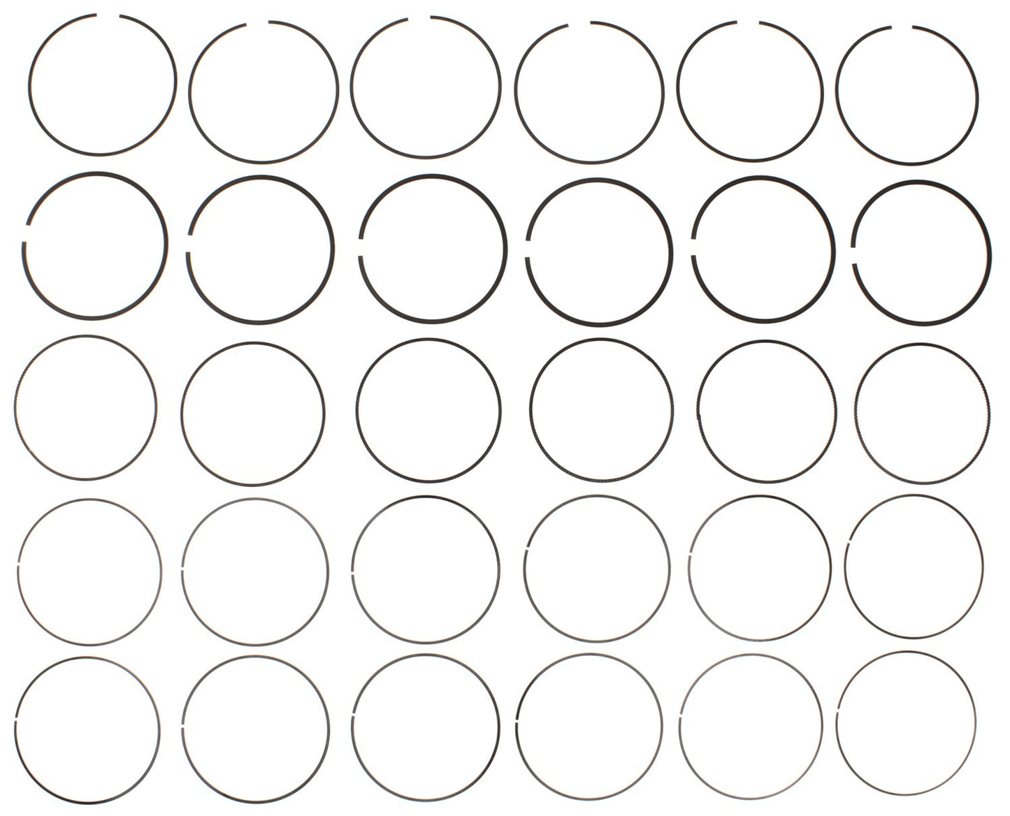 Mahle Rings GM 3.0L LF1/ LFW 10-14 Plain Ring Set 42292CP